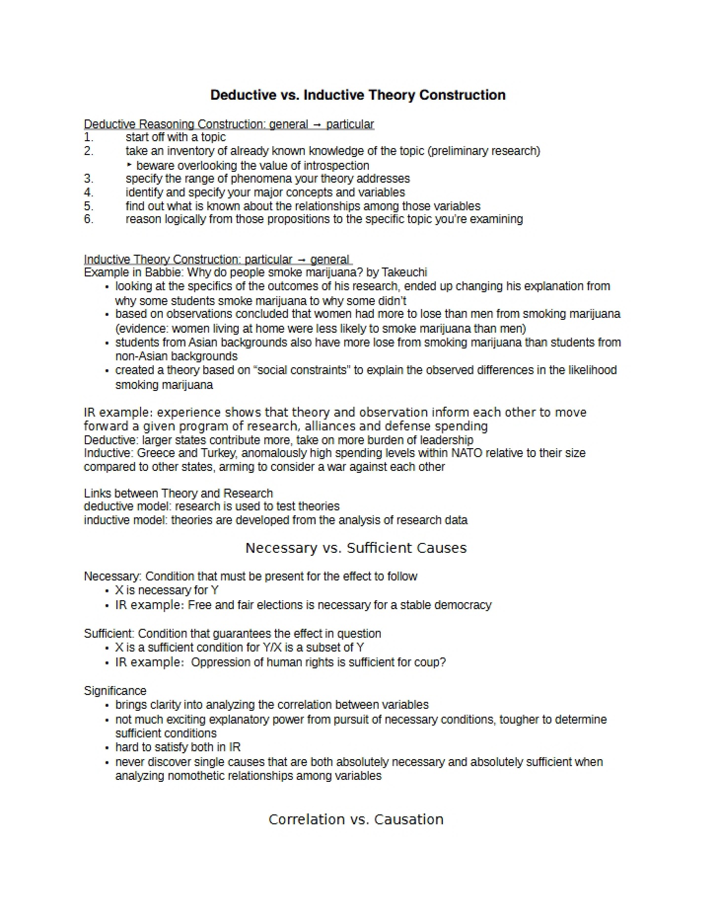 Study Guide for 211 Midterm