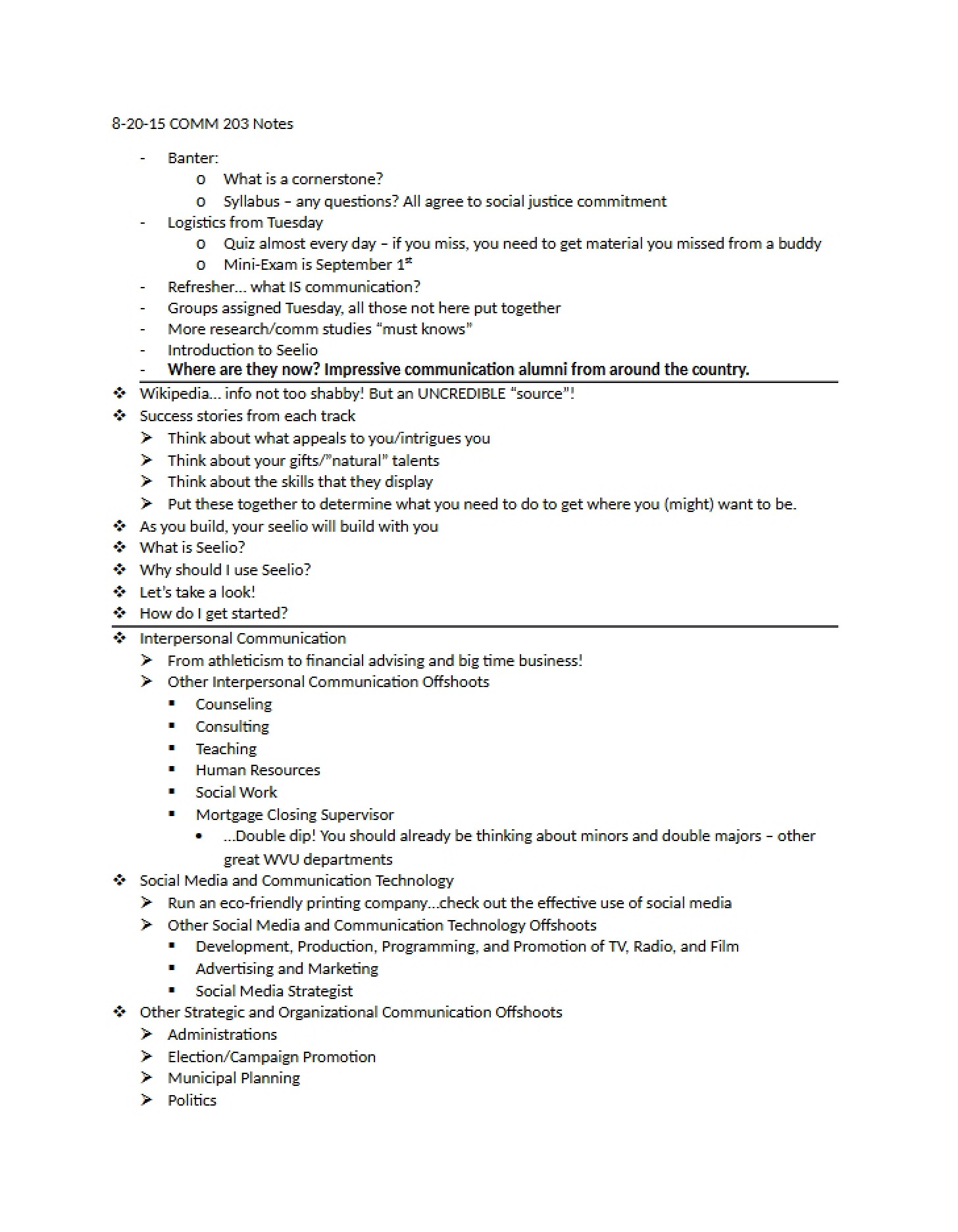 Lecture Notes 82015