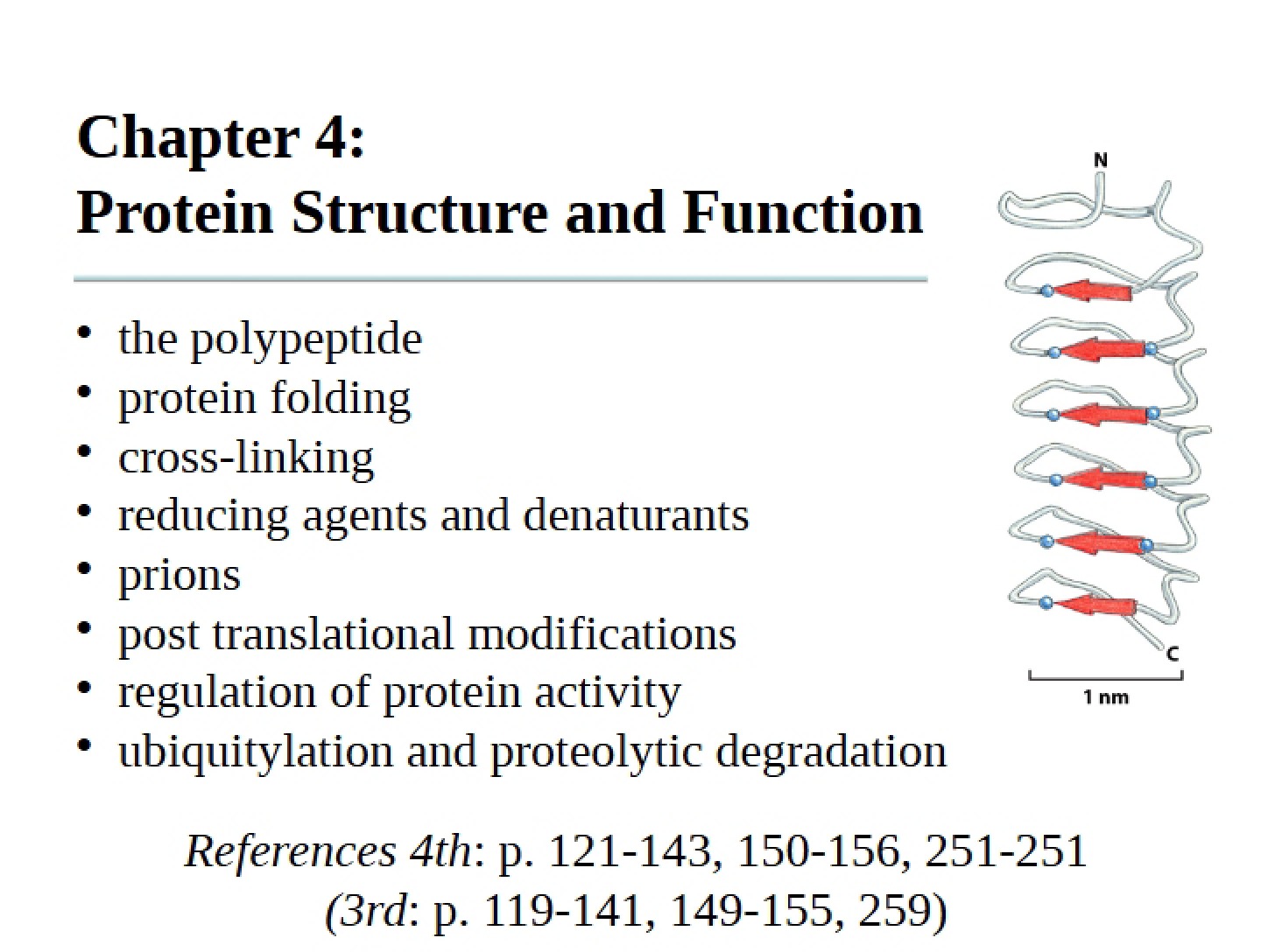 Proteins Chapter 04