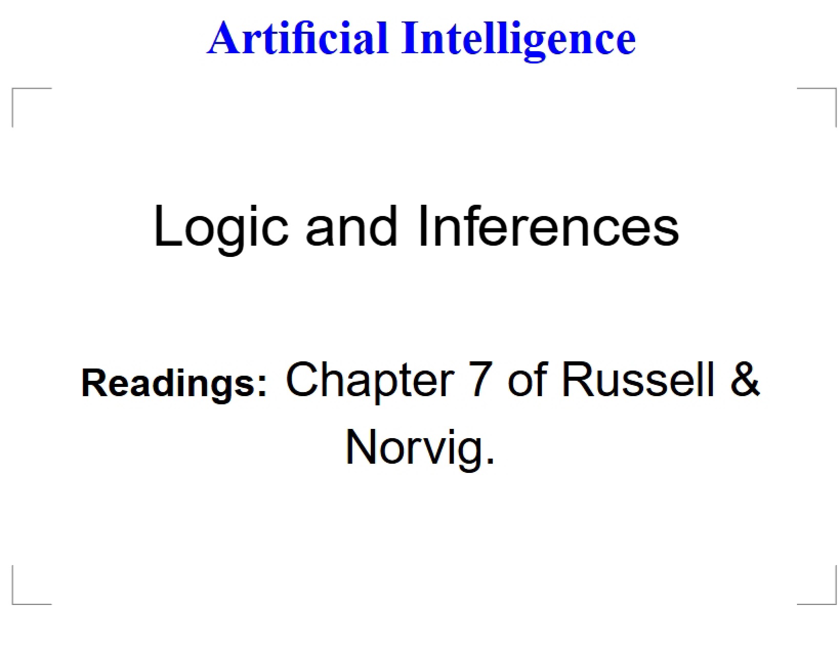 General AI