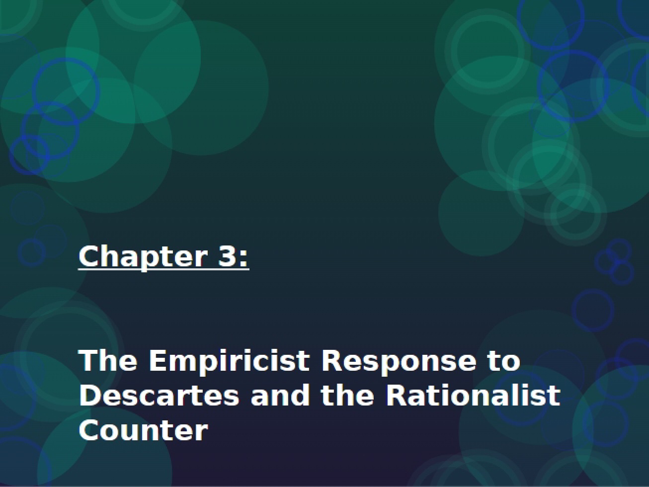 Presentation Slides Chapter 3