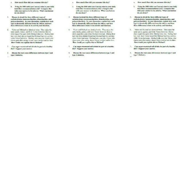 Daily Fiber Intake Recommendations