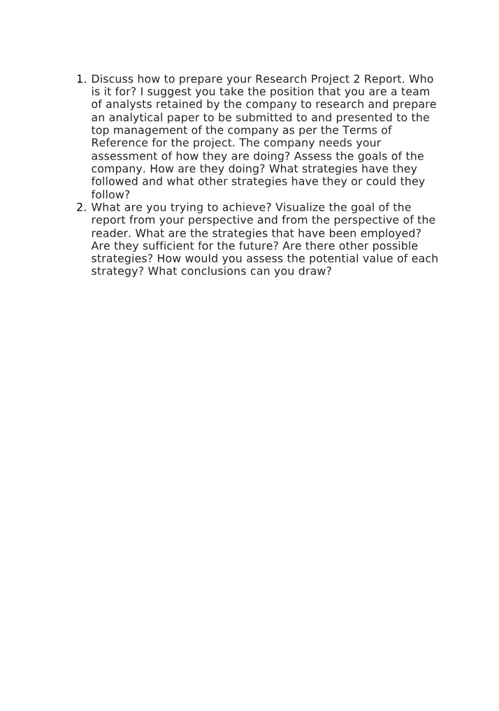 Instructions for Business Communications