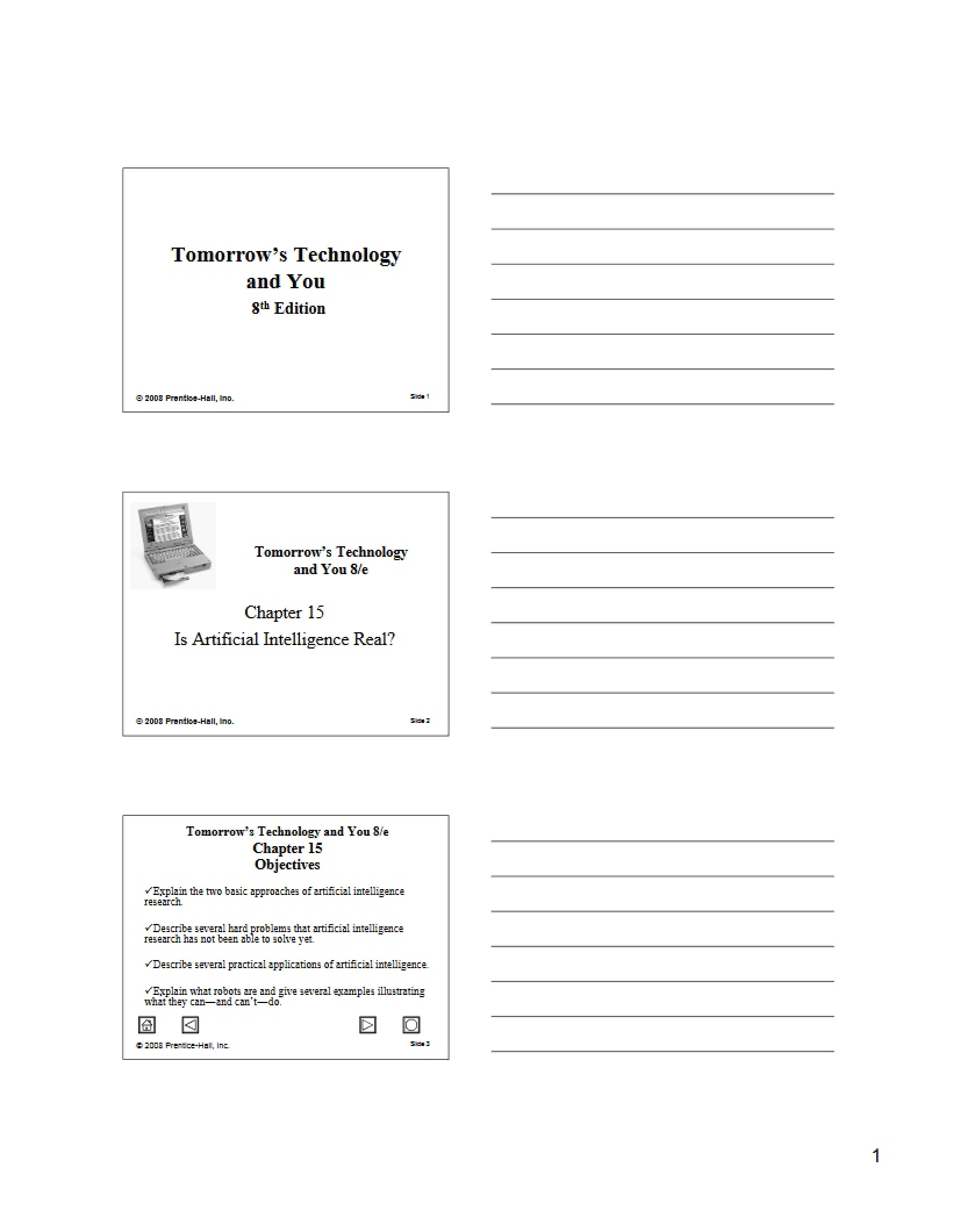 You and Tomorrow's Technology - CS 101