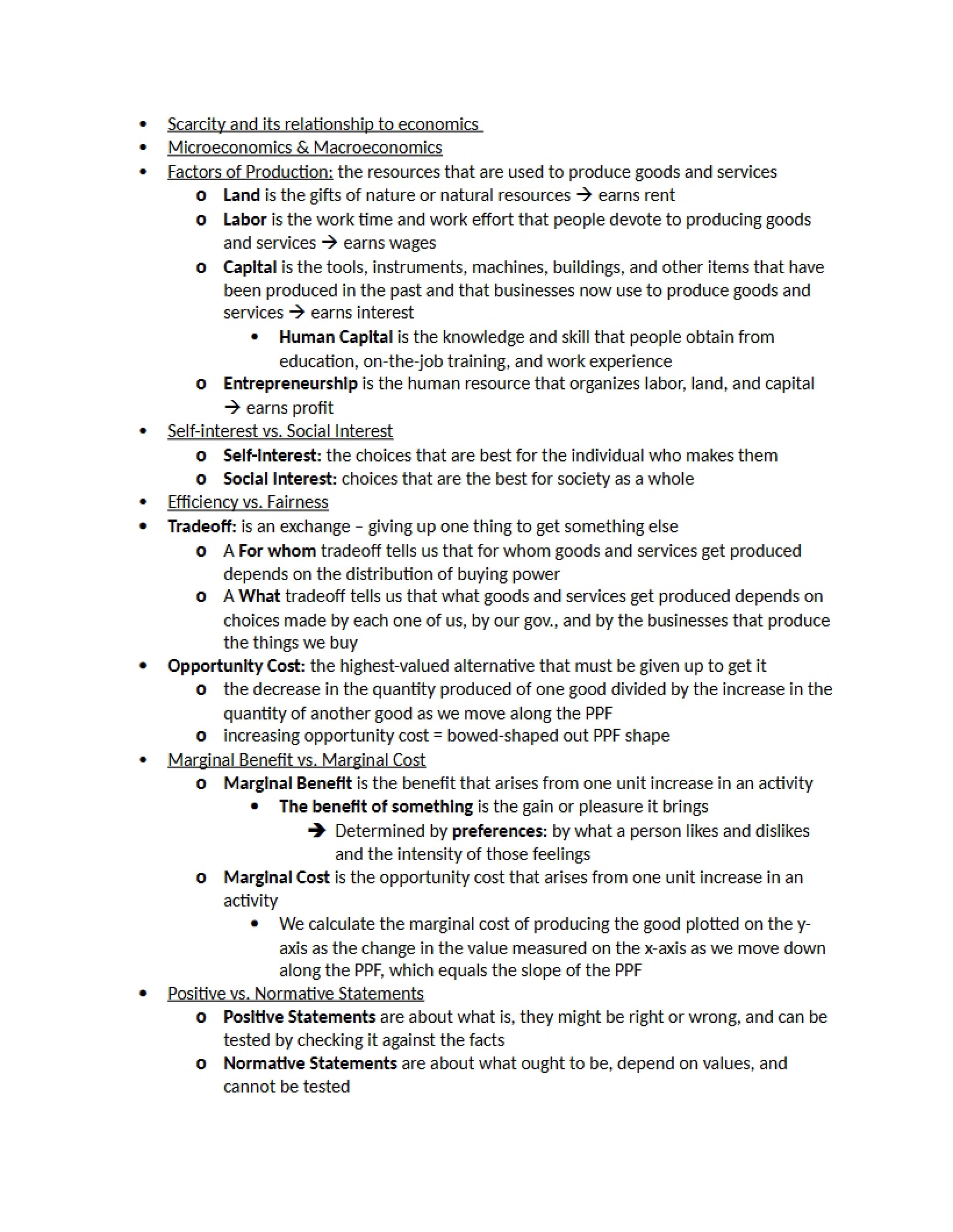 Exam 1 Prep Guide