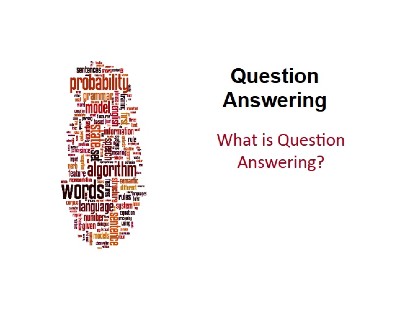 Study Guide for From Languages to Information