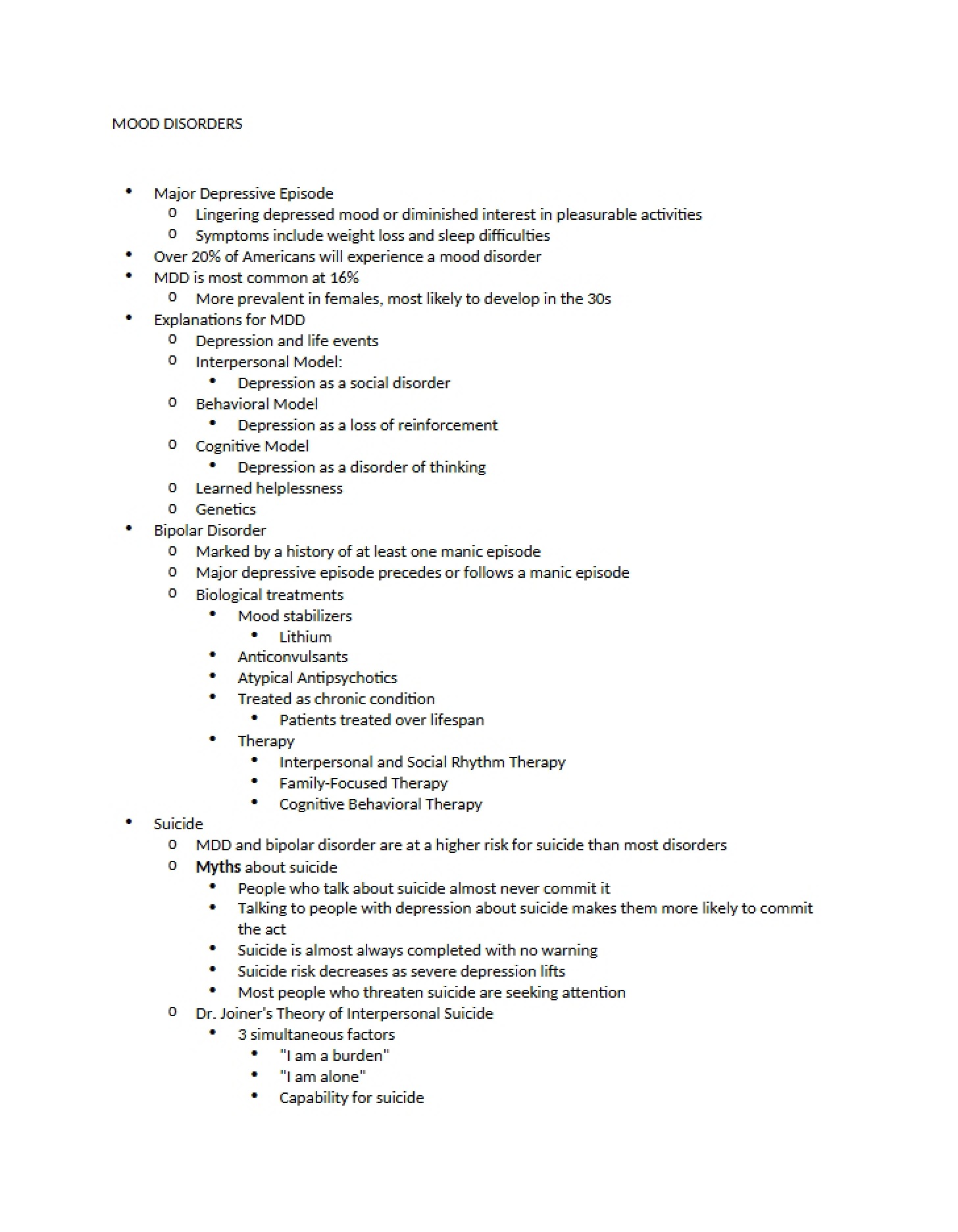 Chapter 1 Notes