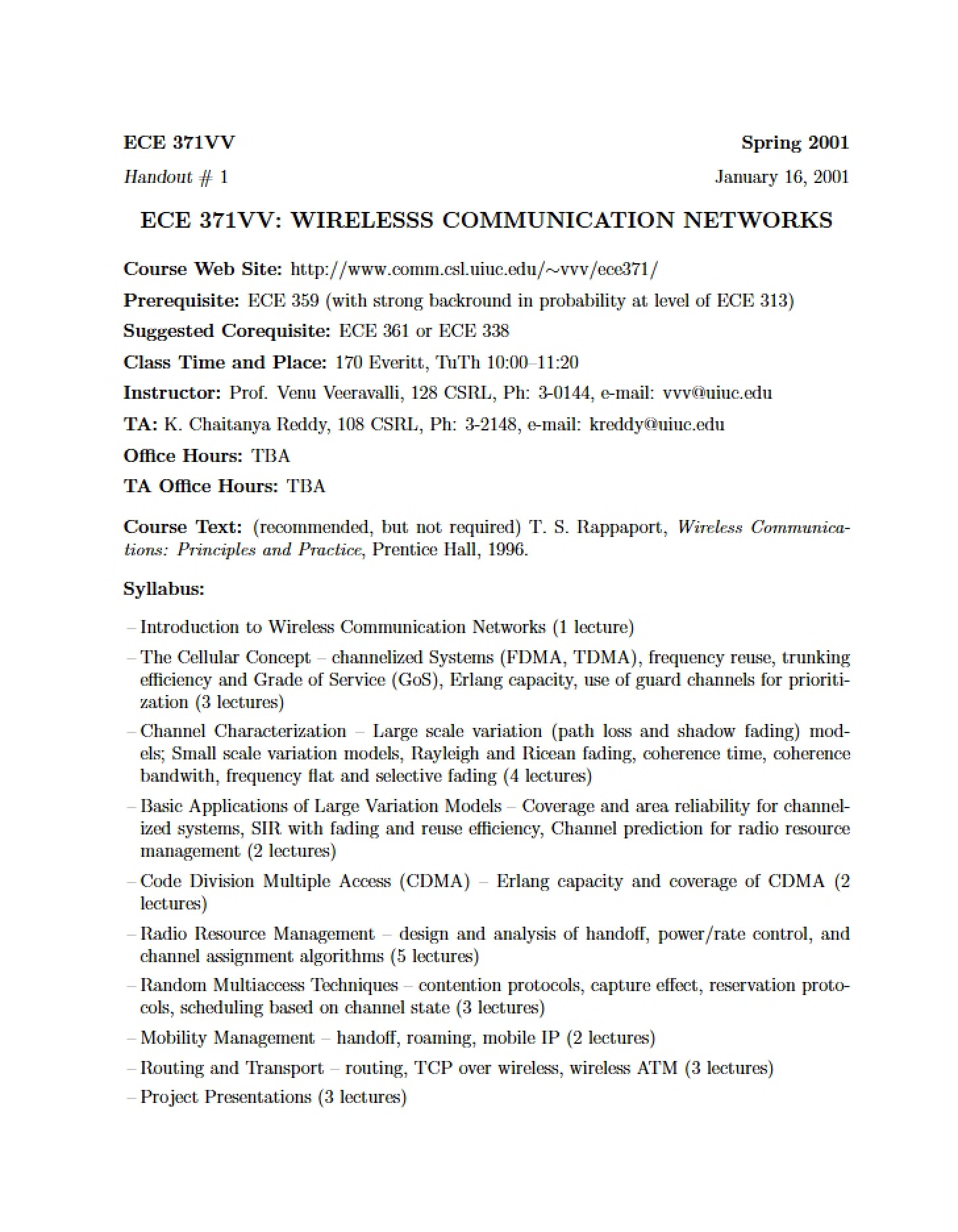 Networks for Wireless Communication