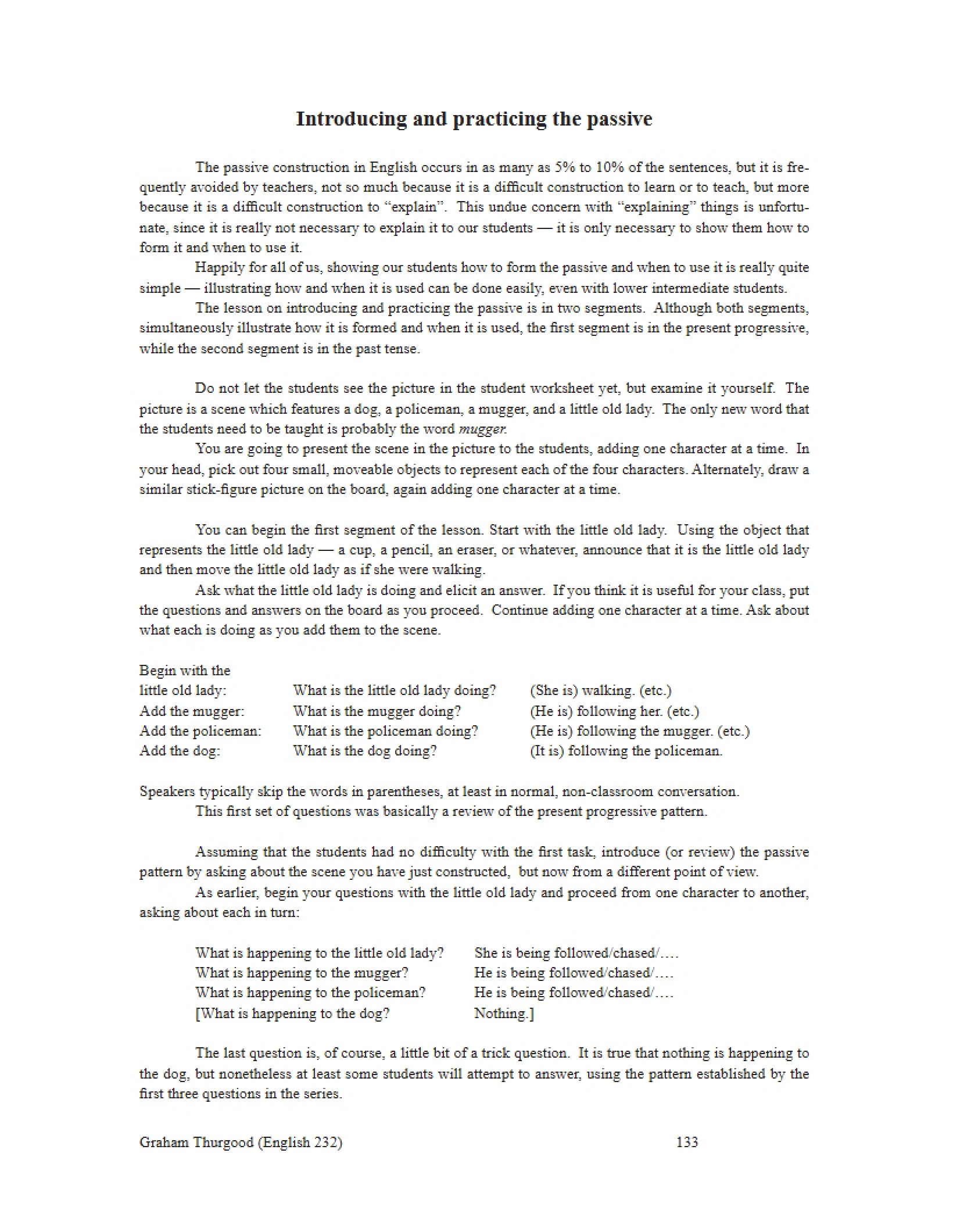Passive Voice Introduction and Practice