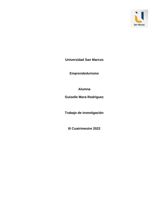 Trabajo de investigación de Guiselle Mora