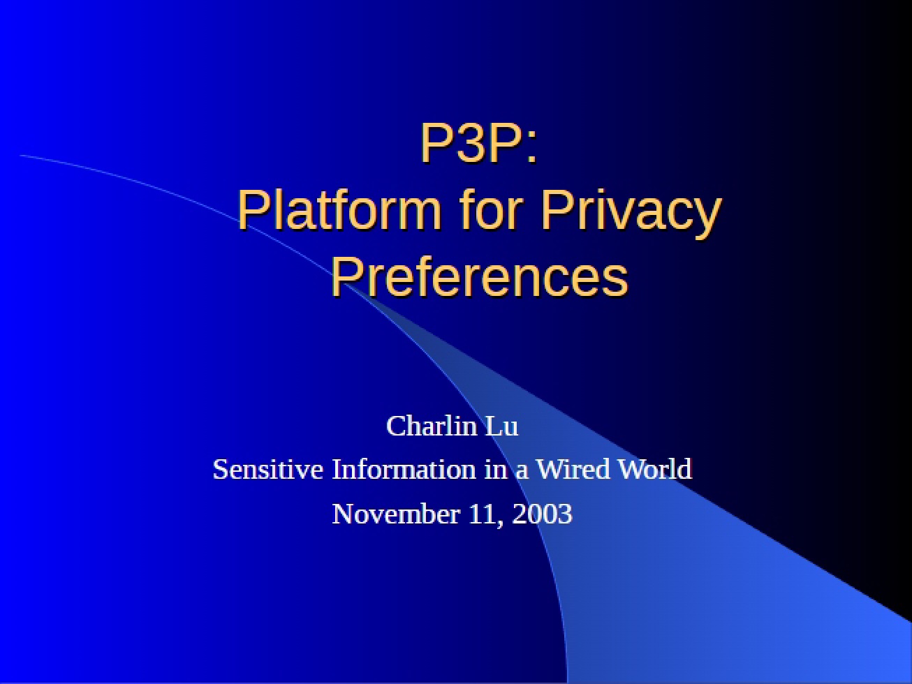 Privacy Preferences Platform