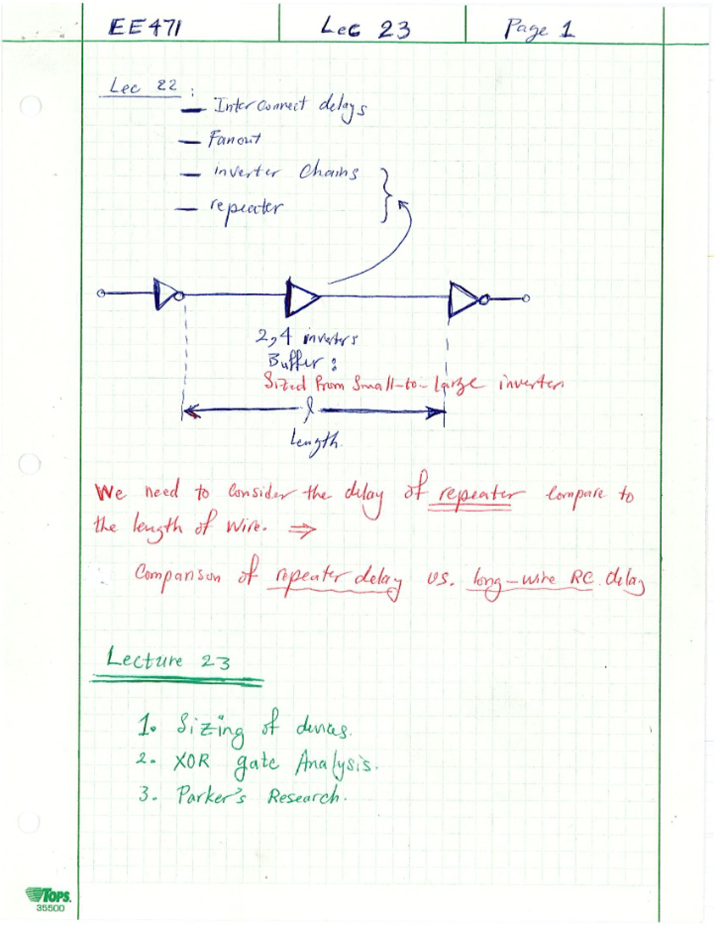 XOR Distributed Model Lecture 23
