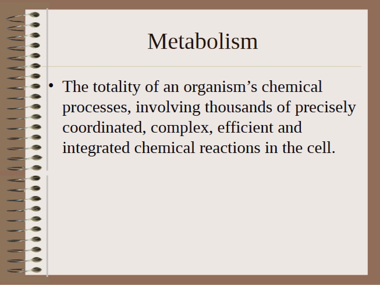 Role of Enzymes