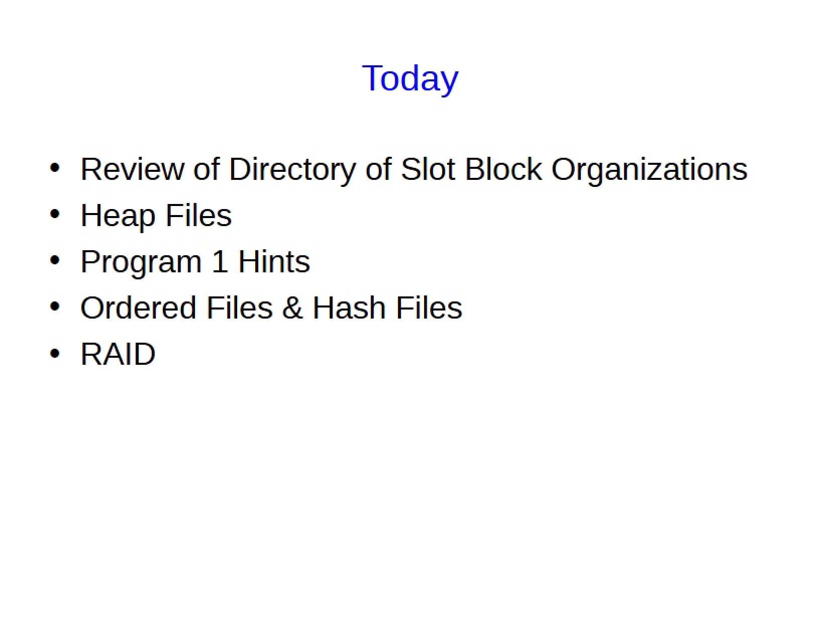 Files Heap