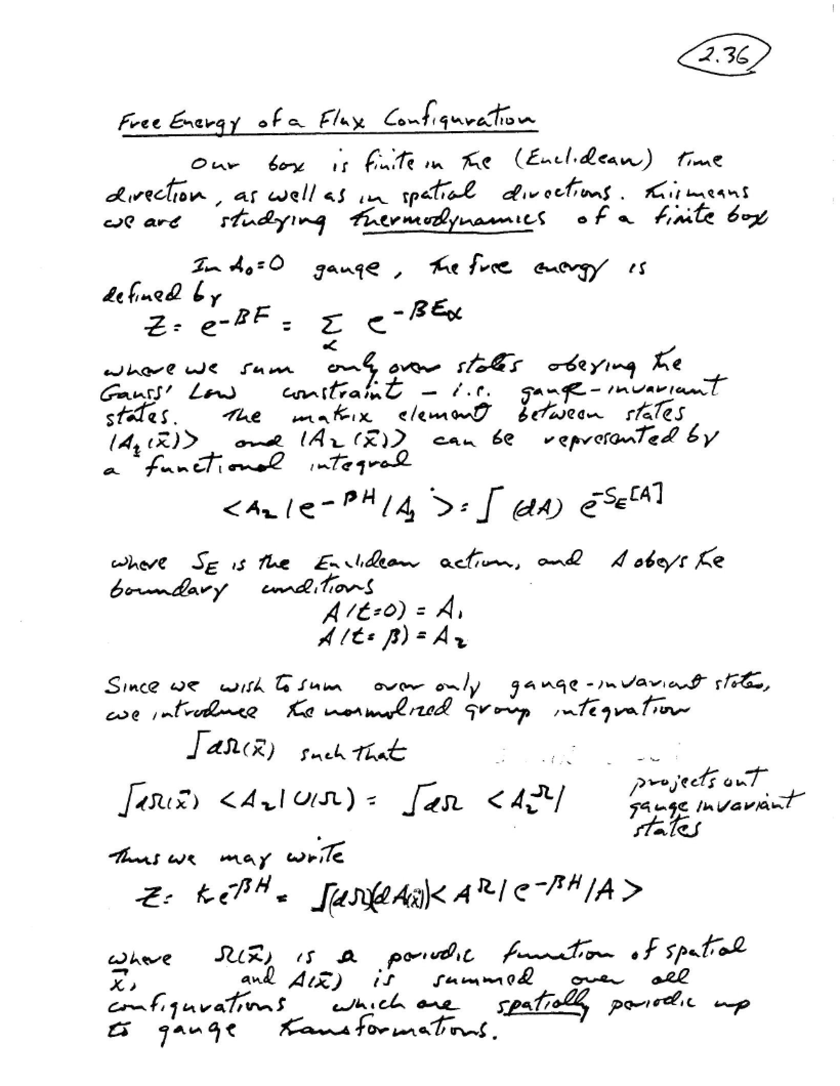 Elementary Particle Theory Notes