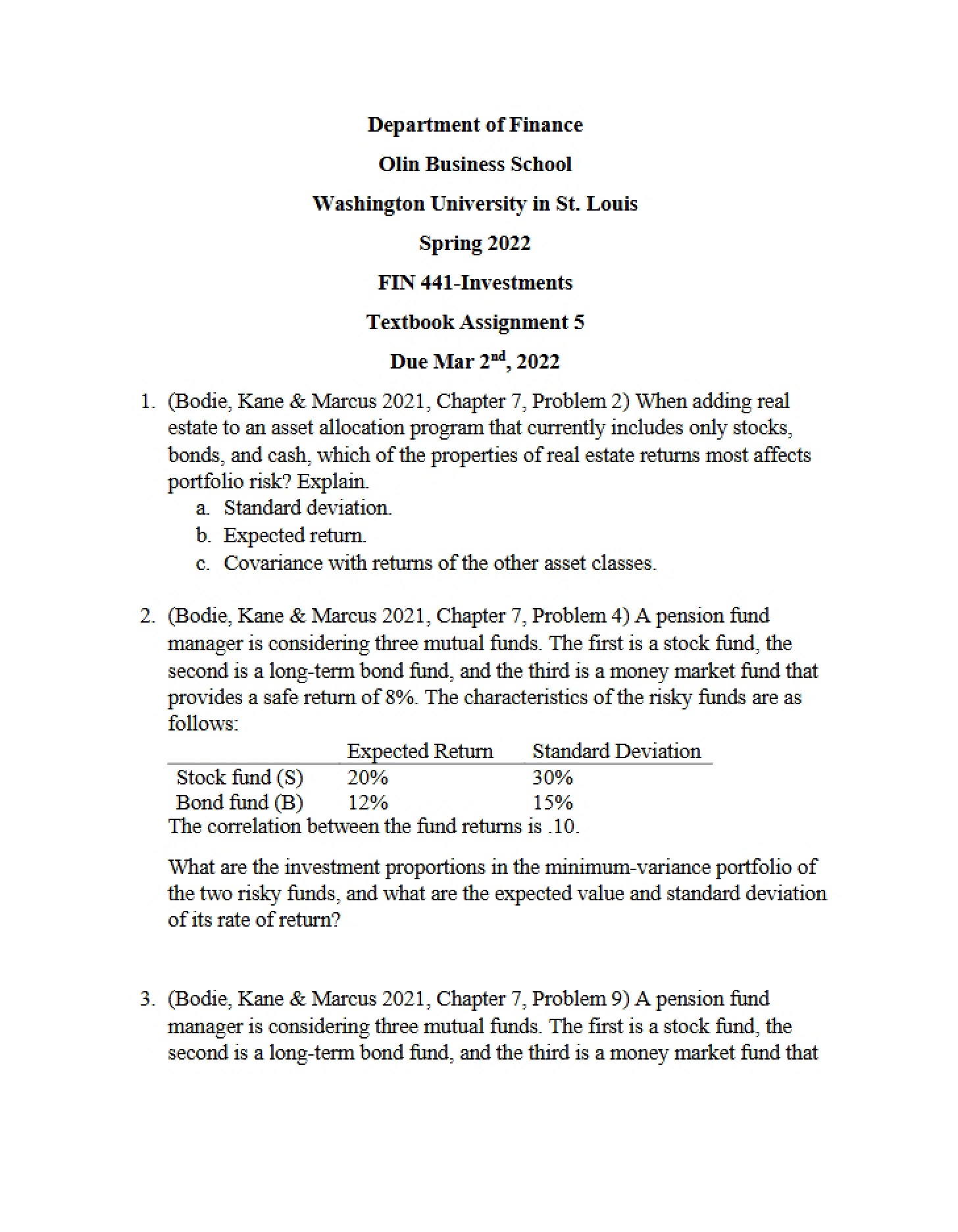 Fifth Textbook Assignment