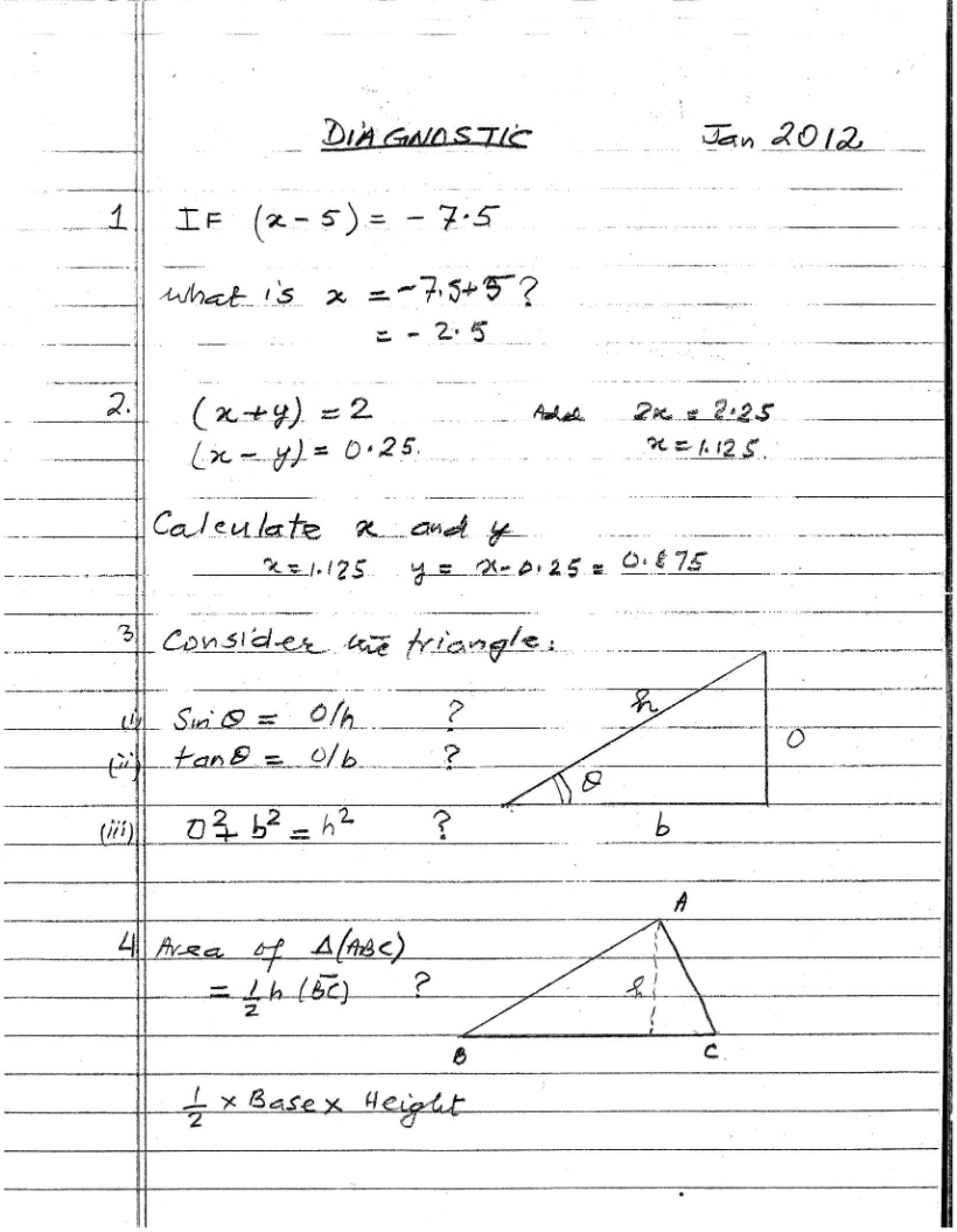 Diagnostic Test