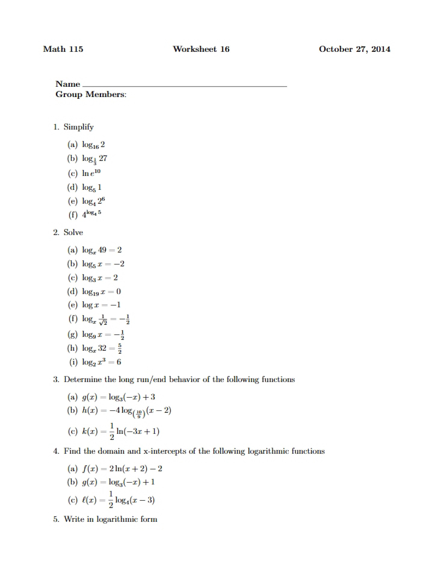 Group Activity 16
