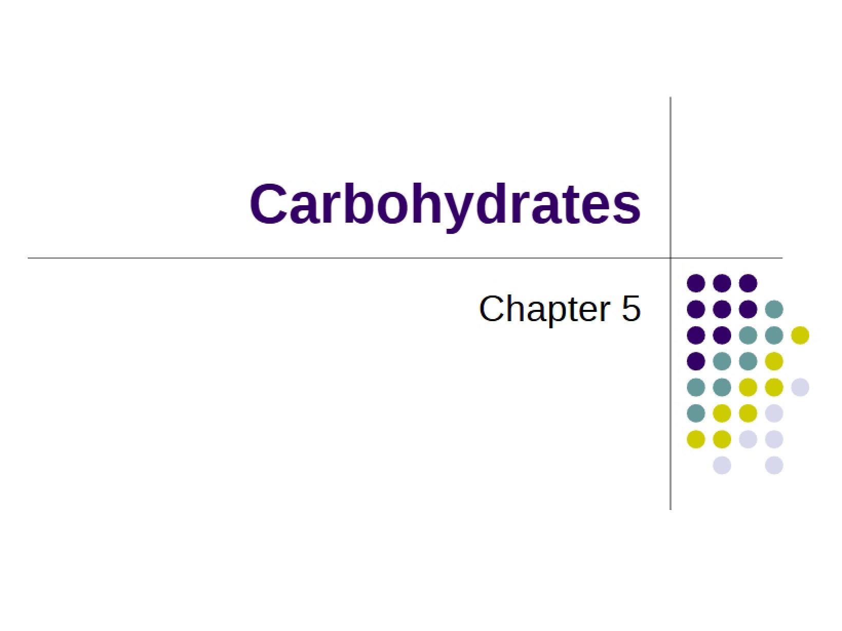 Overview of Carbohydrates