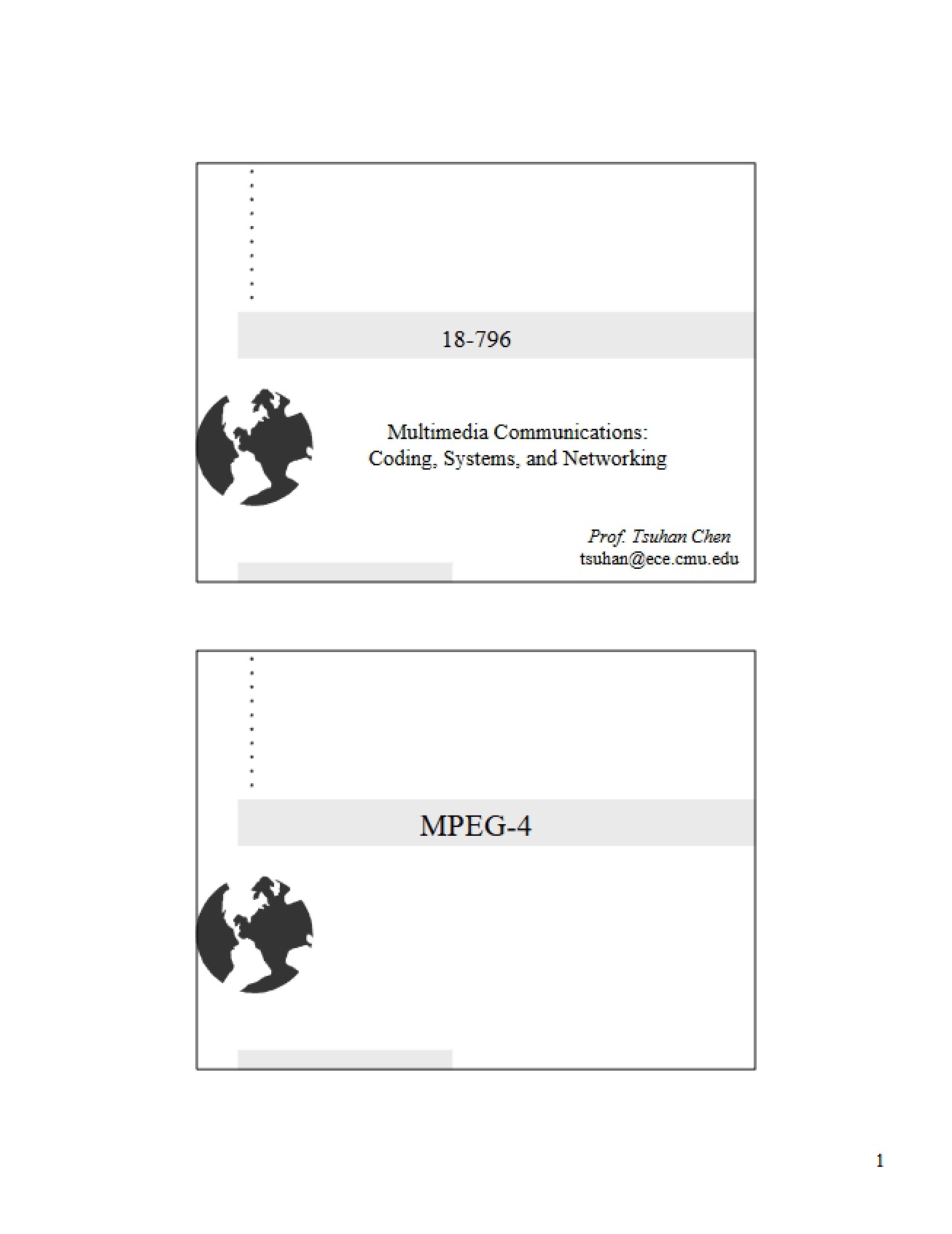 MPEG-4 Standards