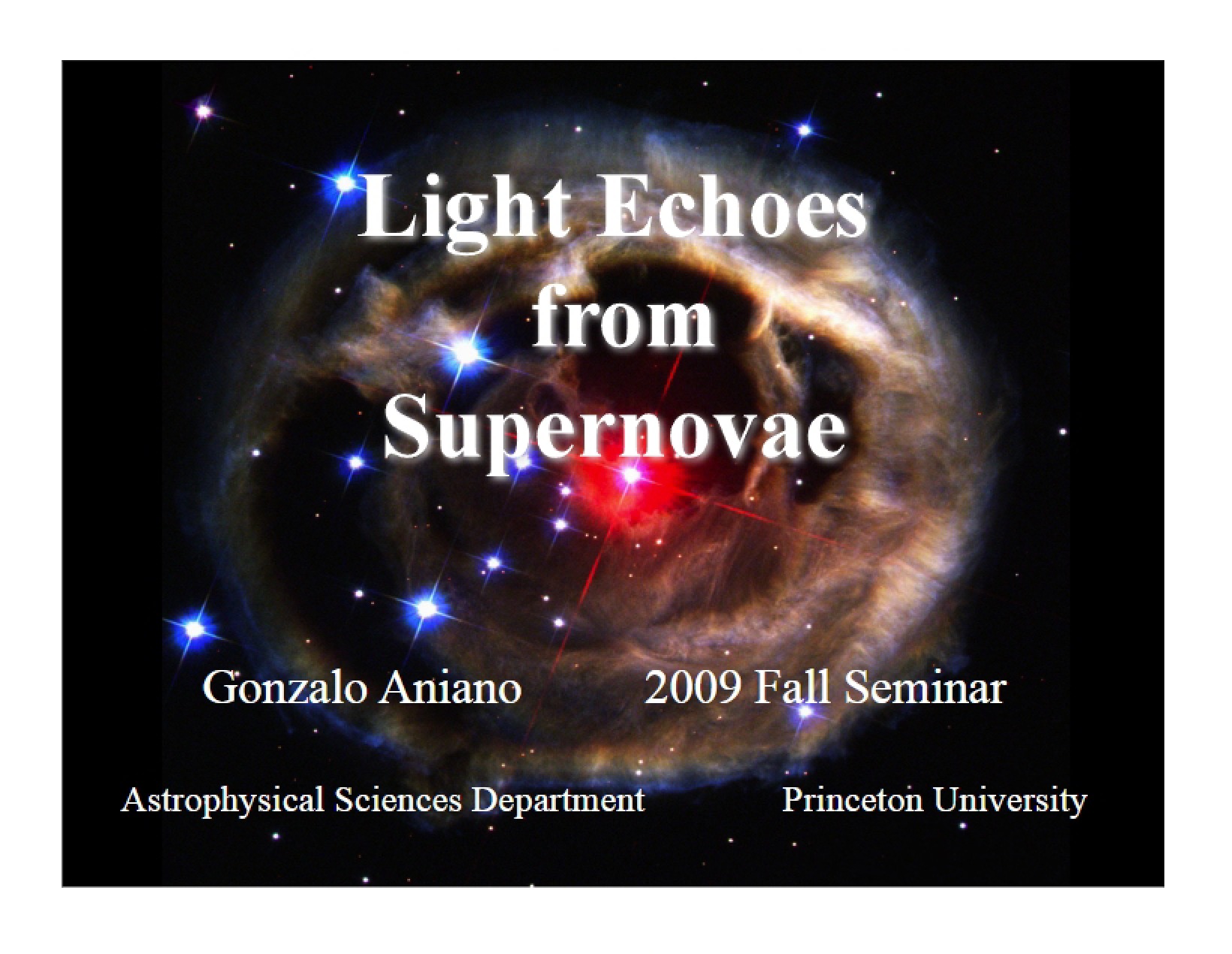Supernova Light Echoes
