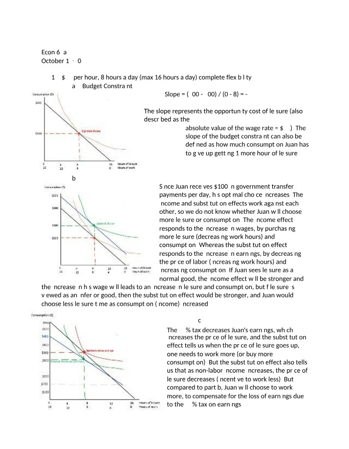 Labor Supply, Government, and Opportunity Cost