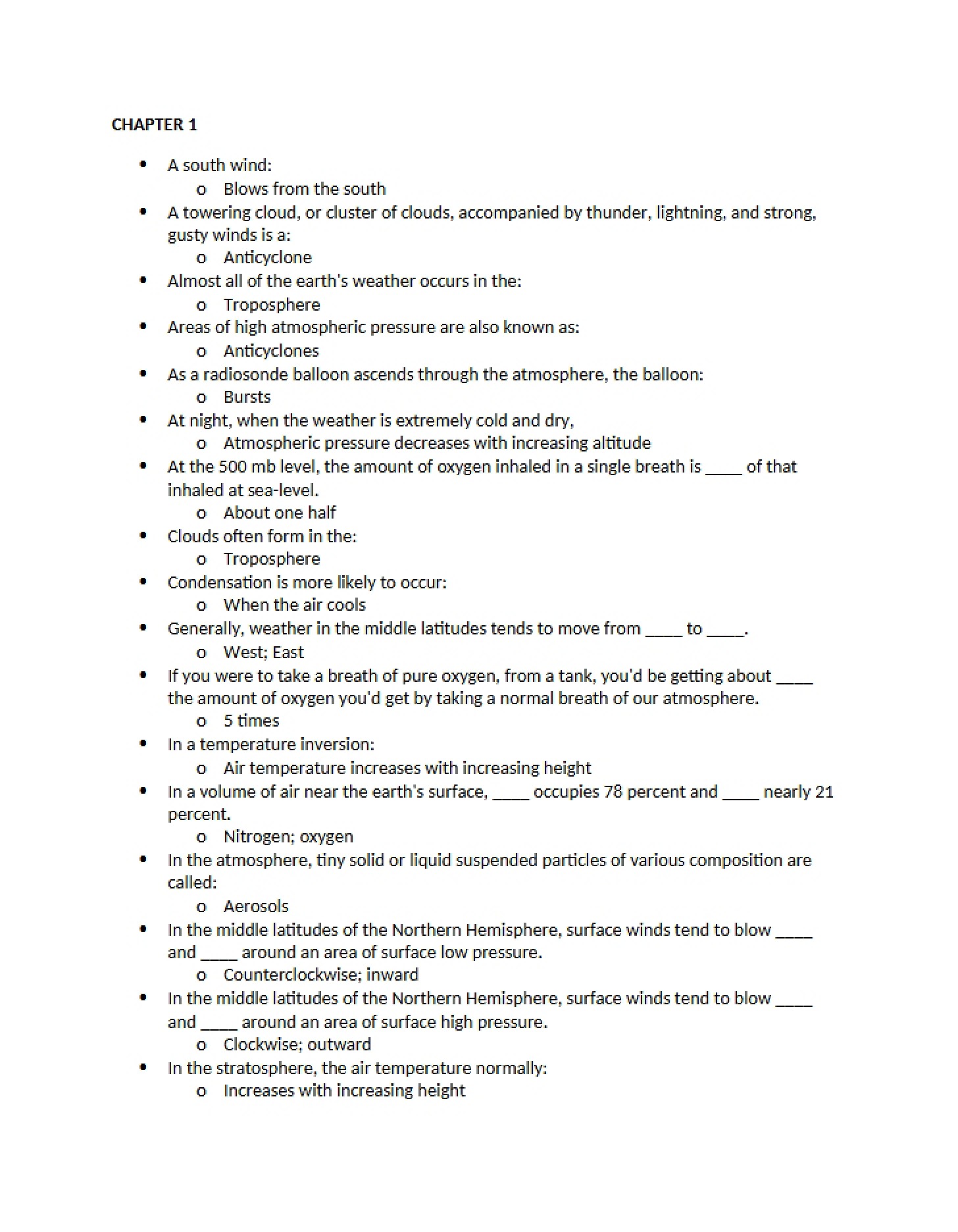 Chapter One Overview