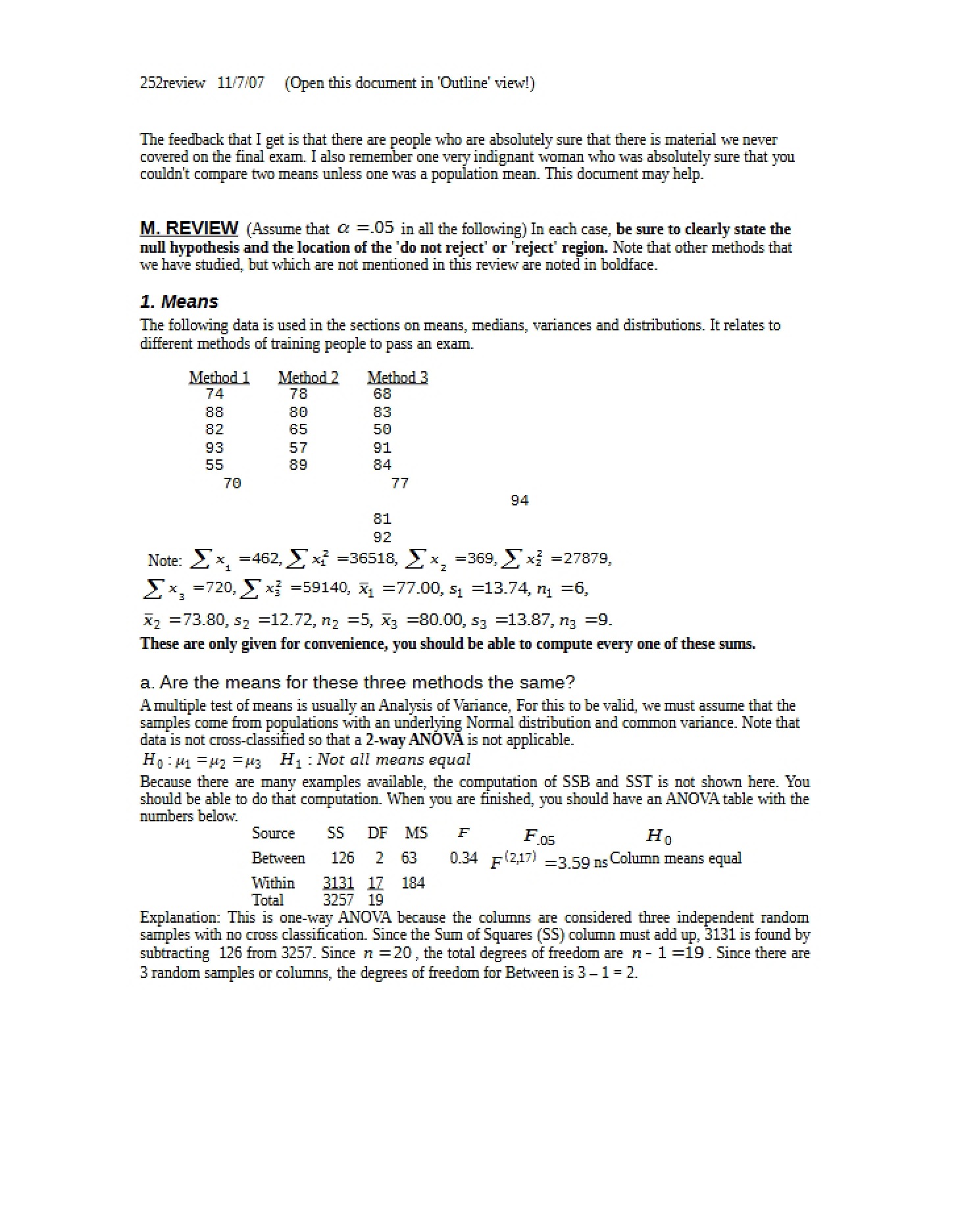 ECO 252 Test 2