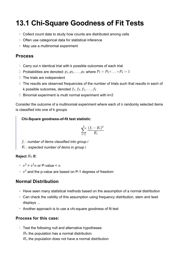Chi-Square Goodness of Fit - Analyzing Distribution