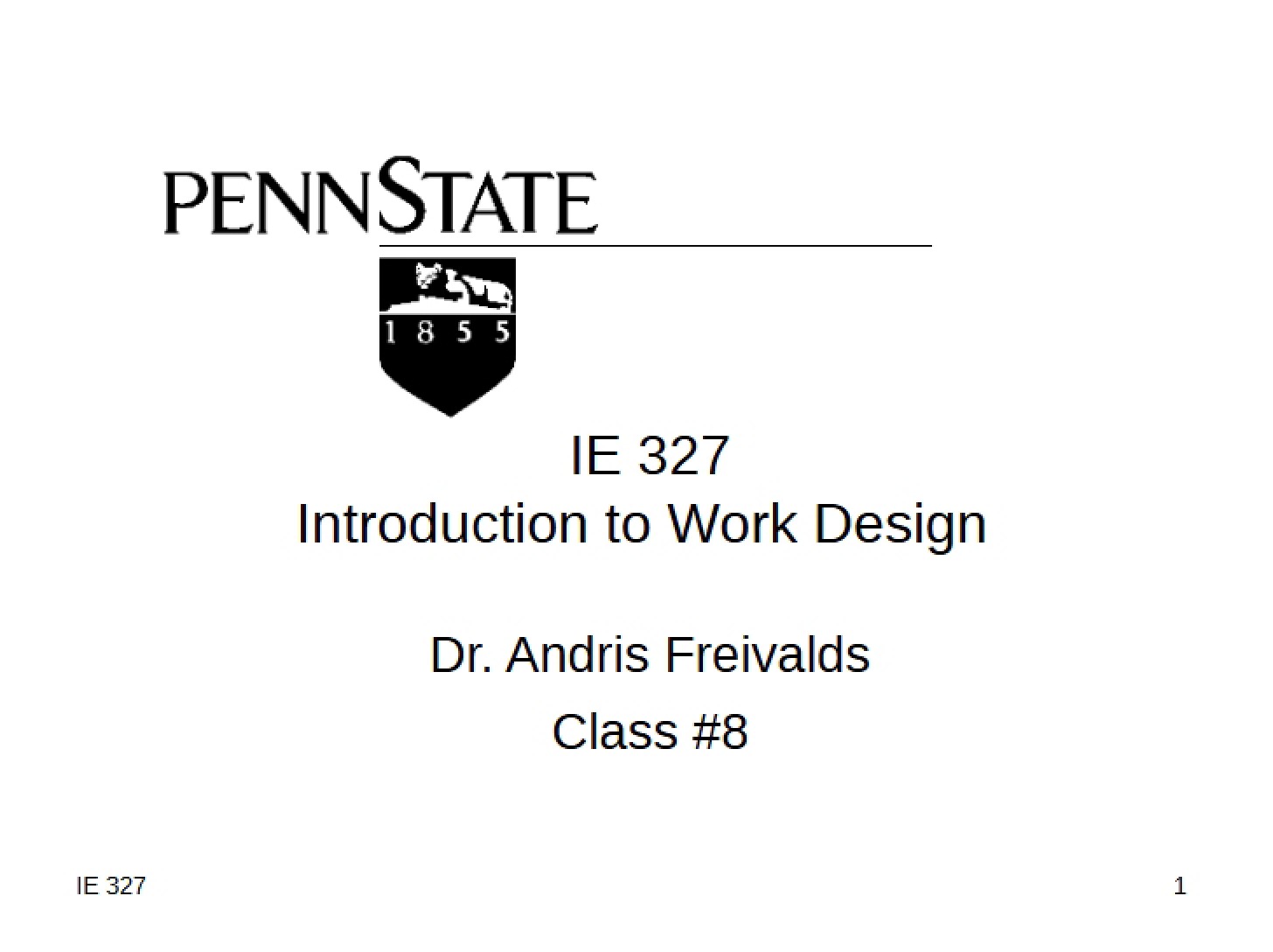 Fundamentals of Work Design