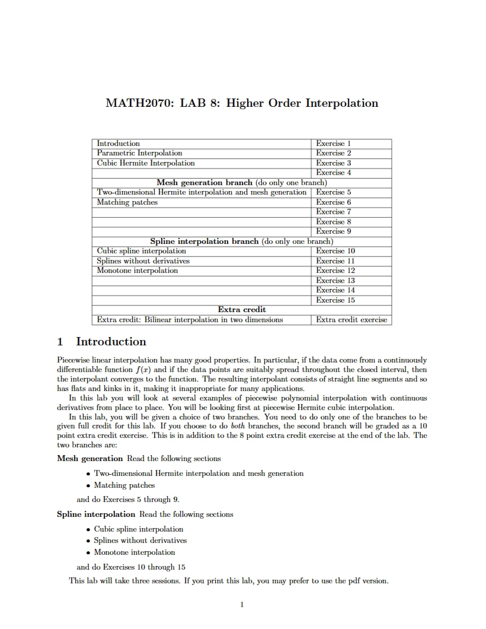 Interpolation Higher Order