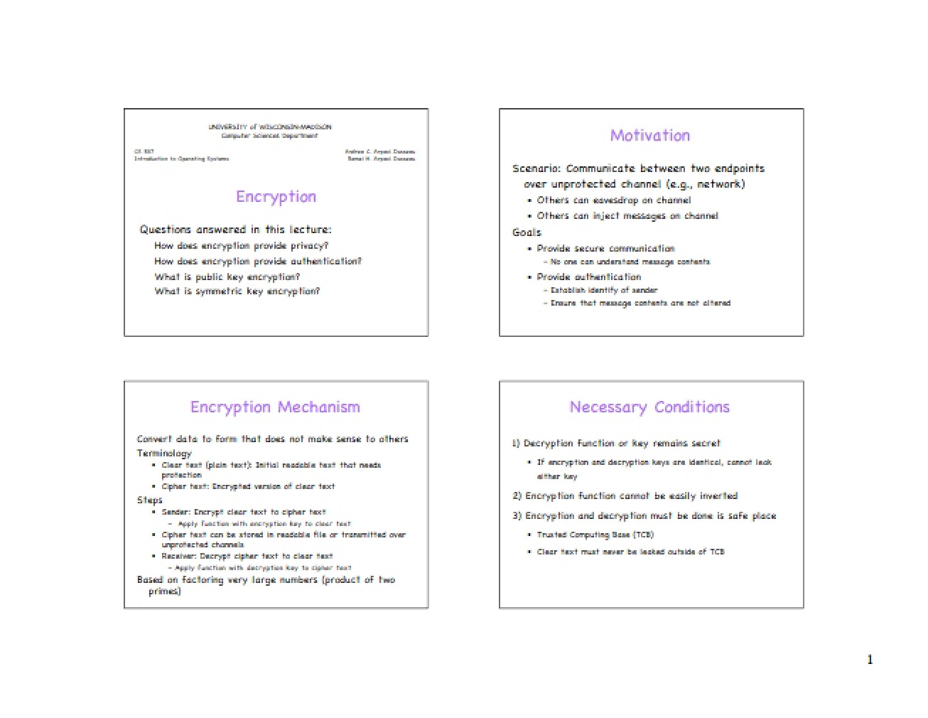 Session 26 Lecture