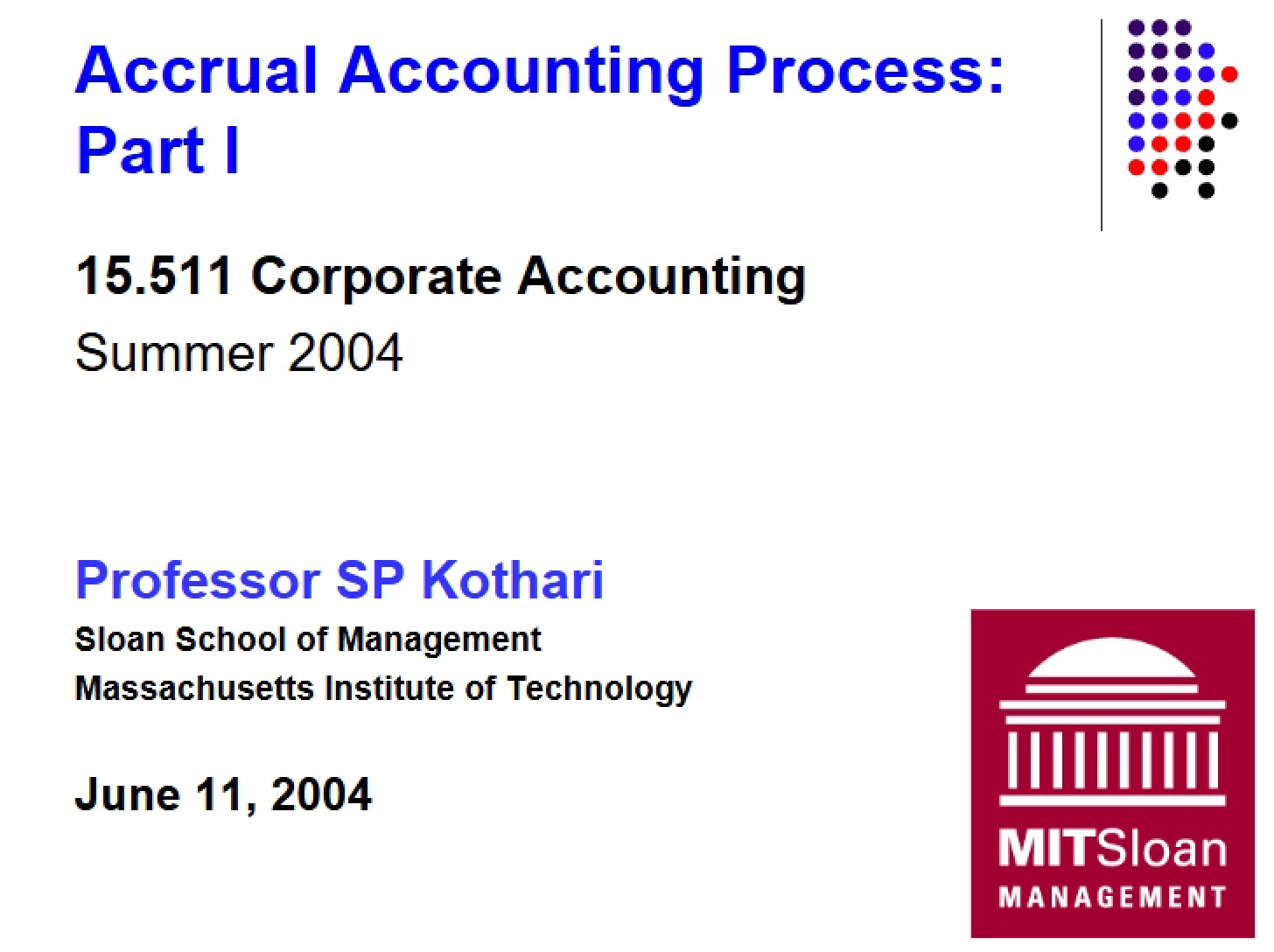 Accounting for Corporations