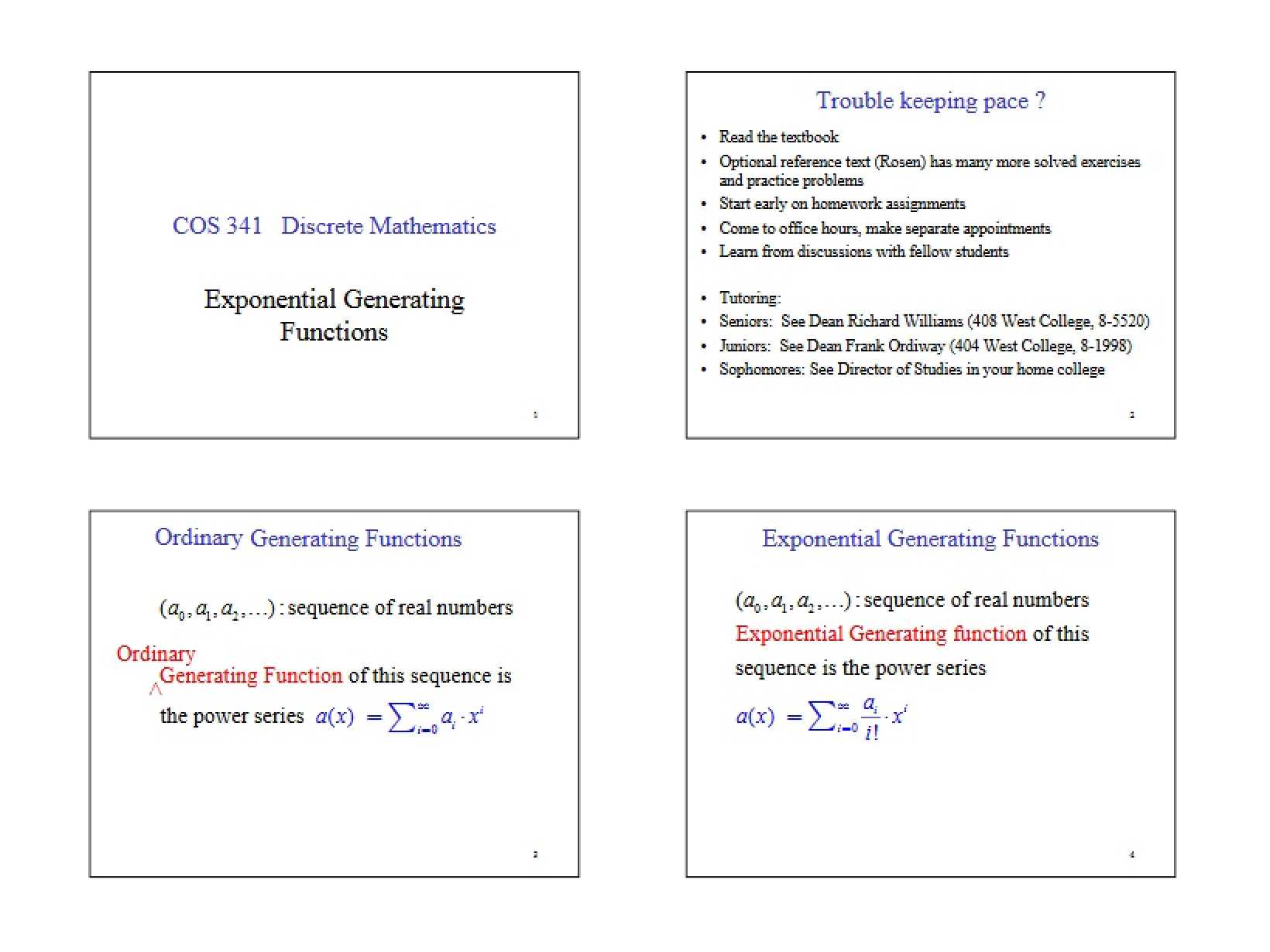 Lecture Seven