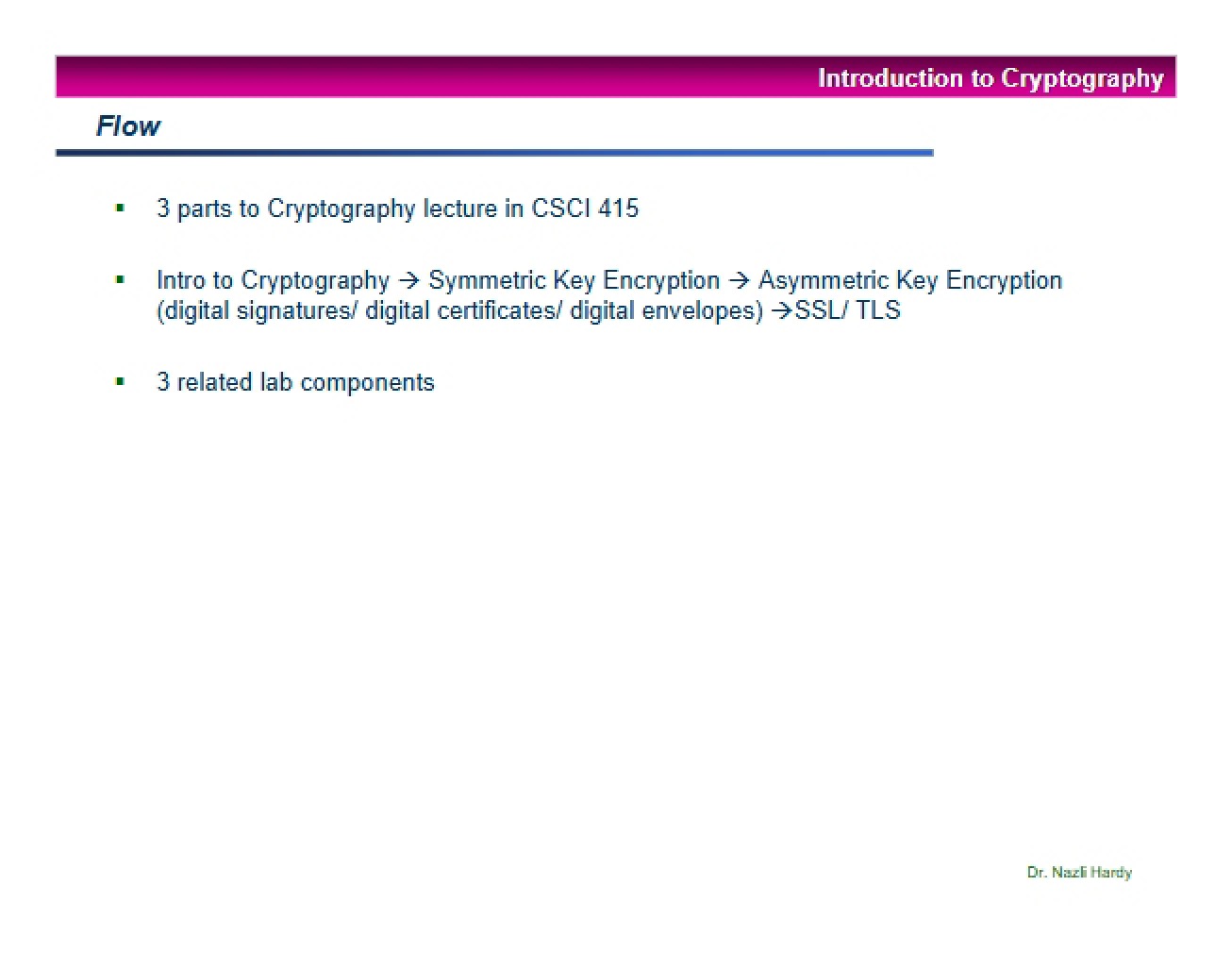 Cryptography Basics