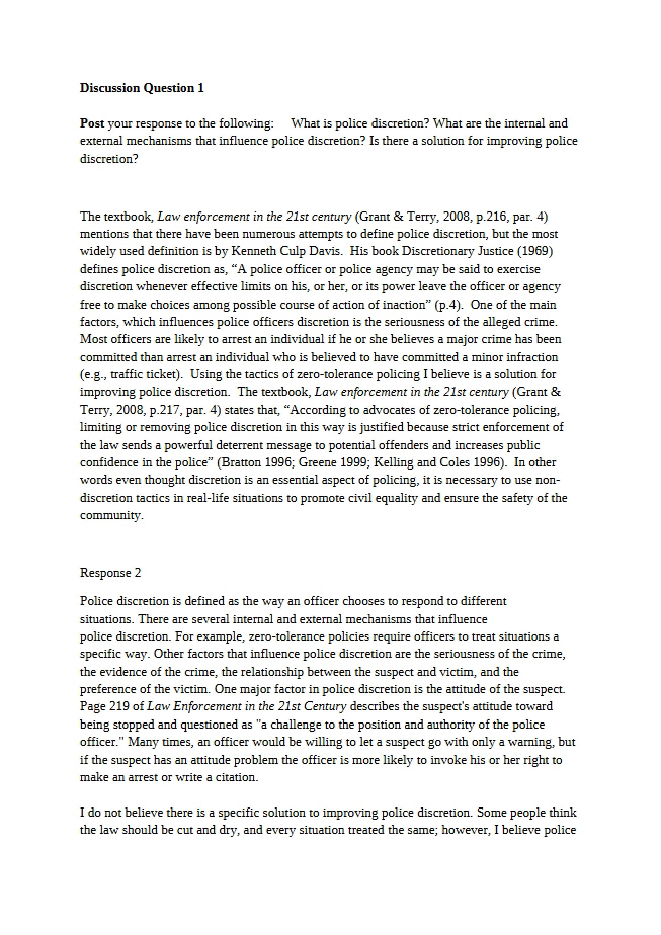 Comprehensive Essay