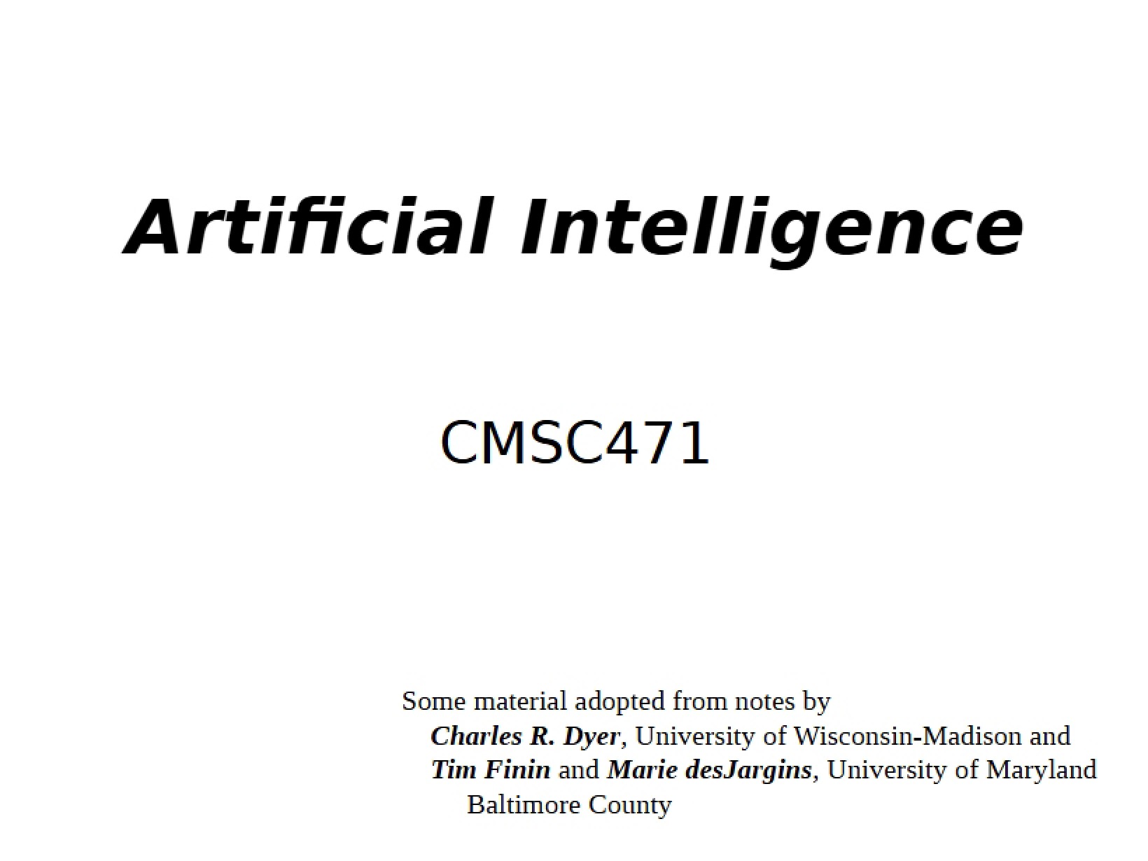 Intelligence Artificial