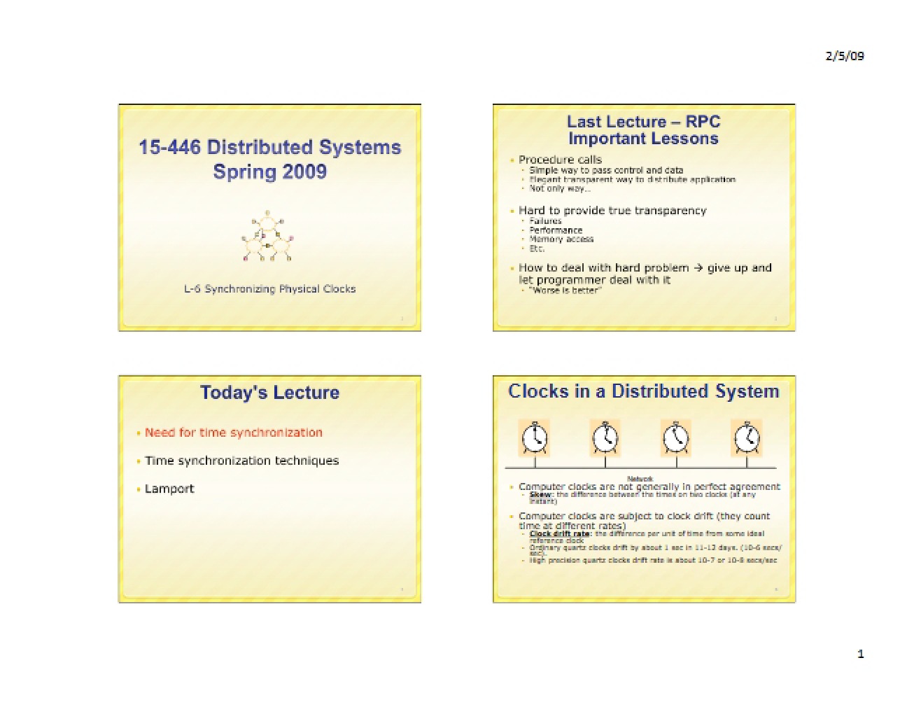 Distributed Systems Session 02