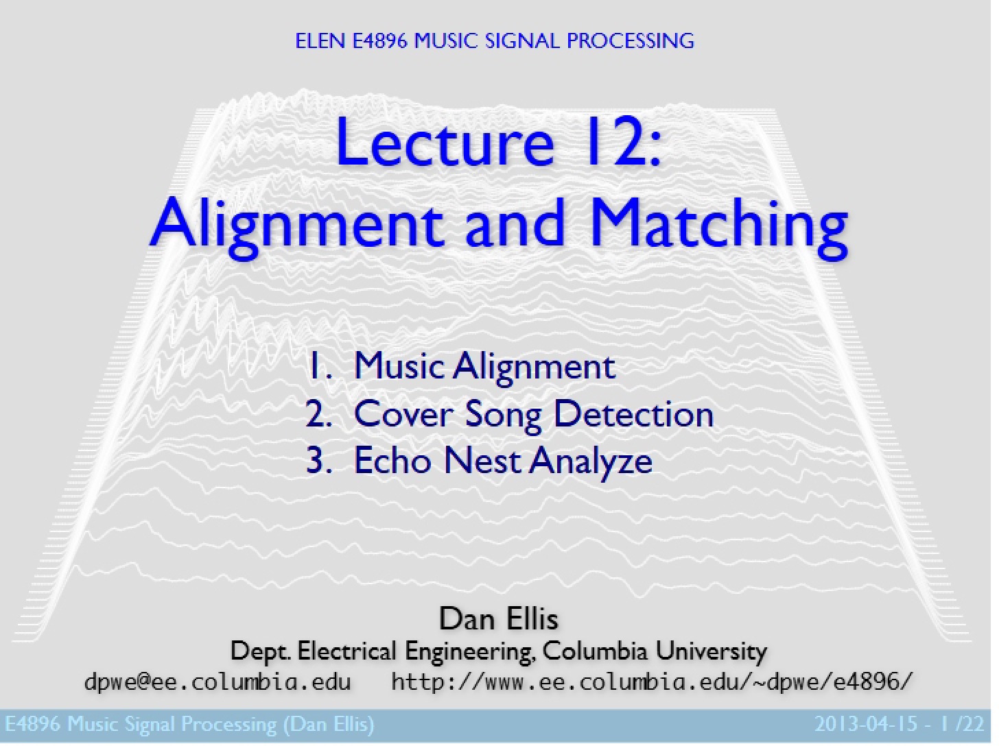 Matching and Alignment