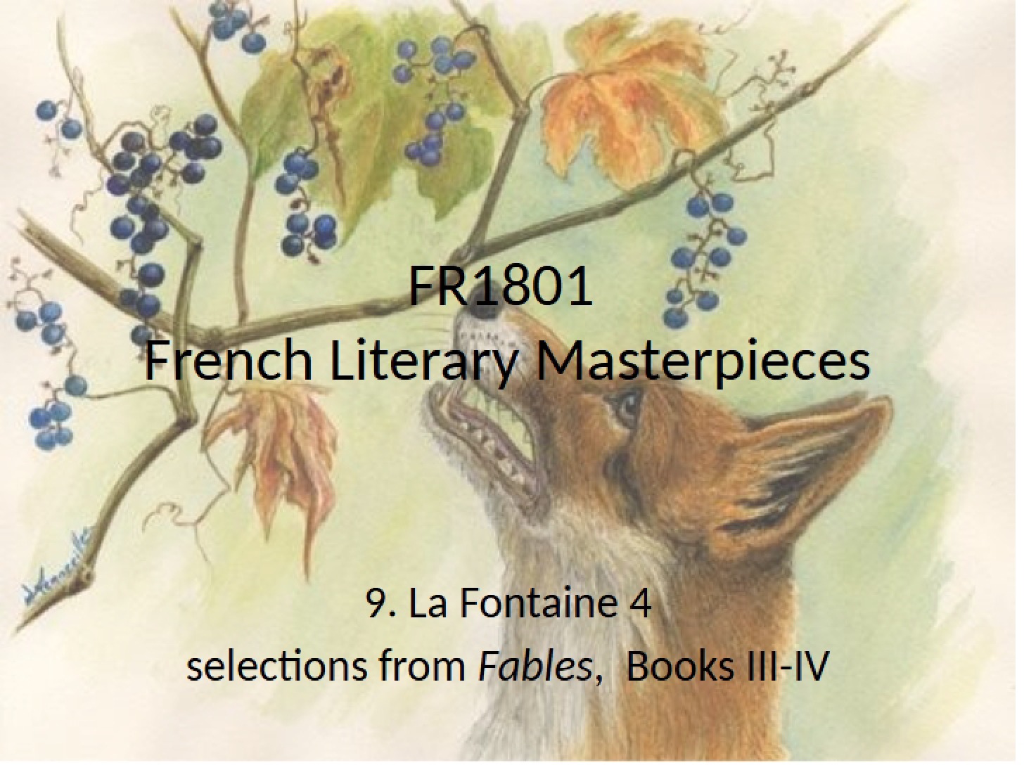 Works of La Fontaine
