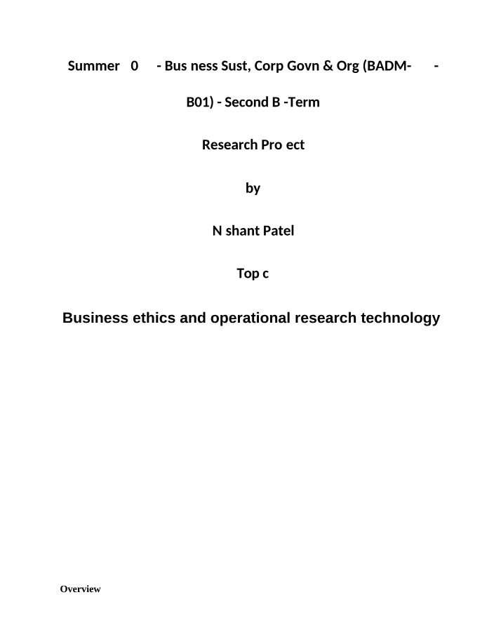 BADM577 Assignment