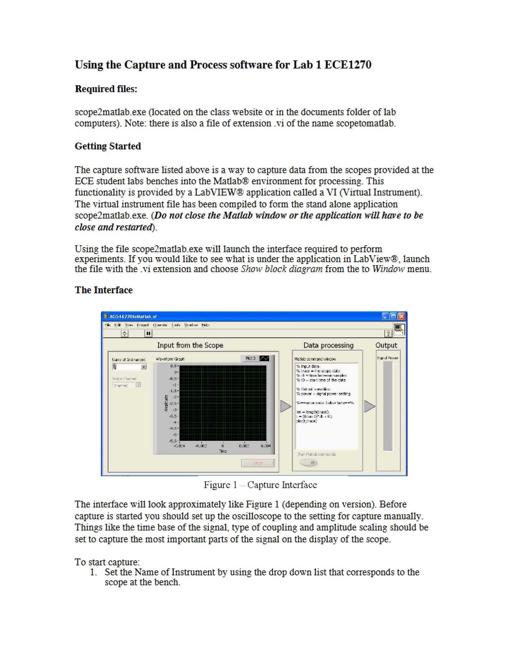 Lab 1 Capture and Process Software Usage