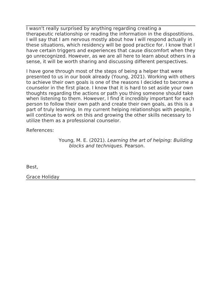 Overcoming Triggers and Developing Therapeutic Relationships