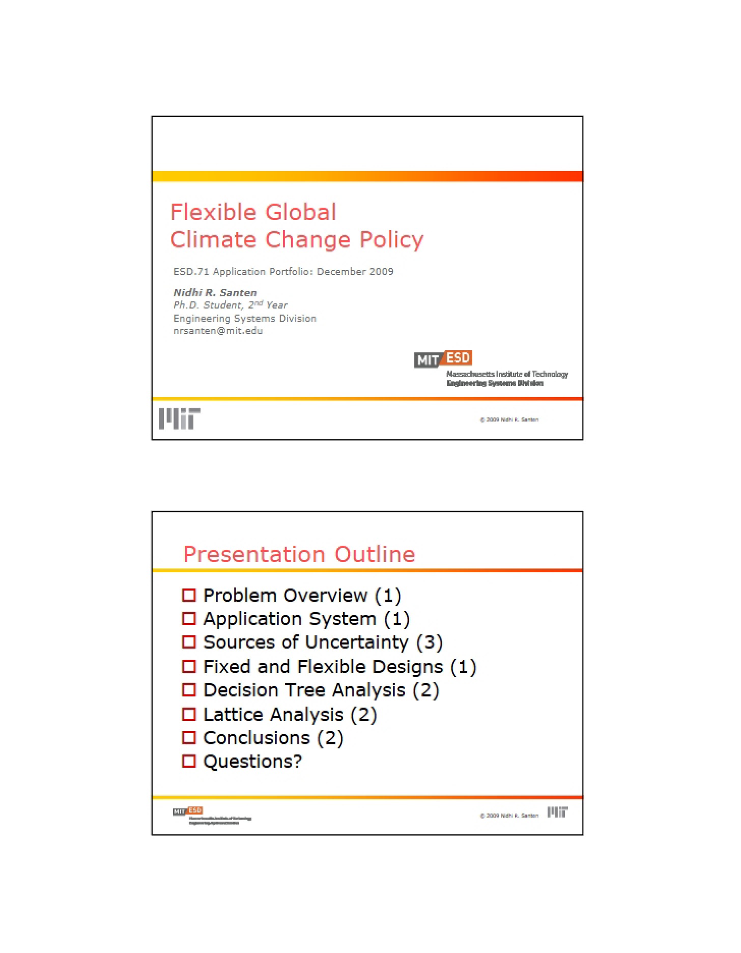 Global Climate Change Policy Flexibility