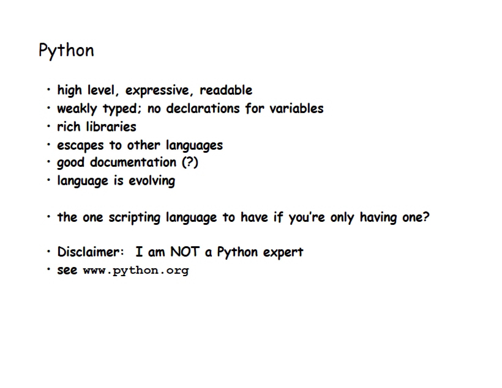 Python Programming