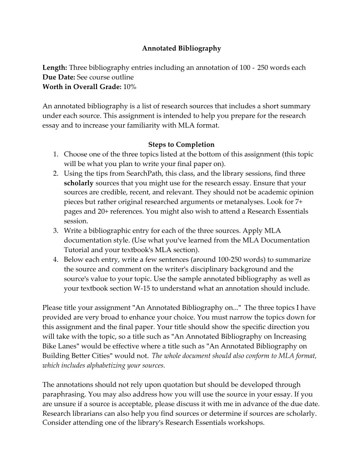 Winter 2022 Annotated Bibliography
