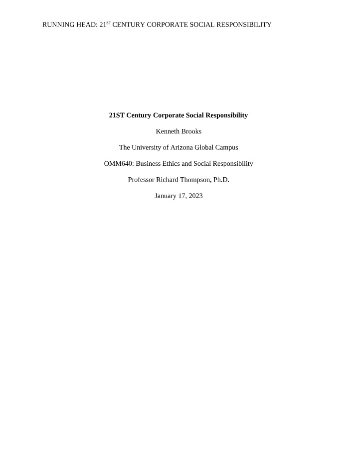Target's 21st Century Corporate Social Responsibility