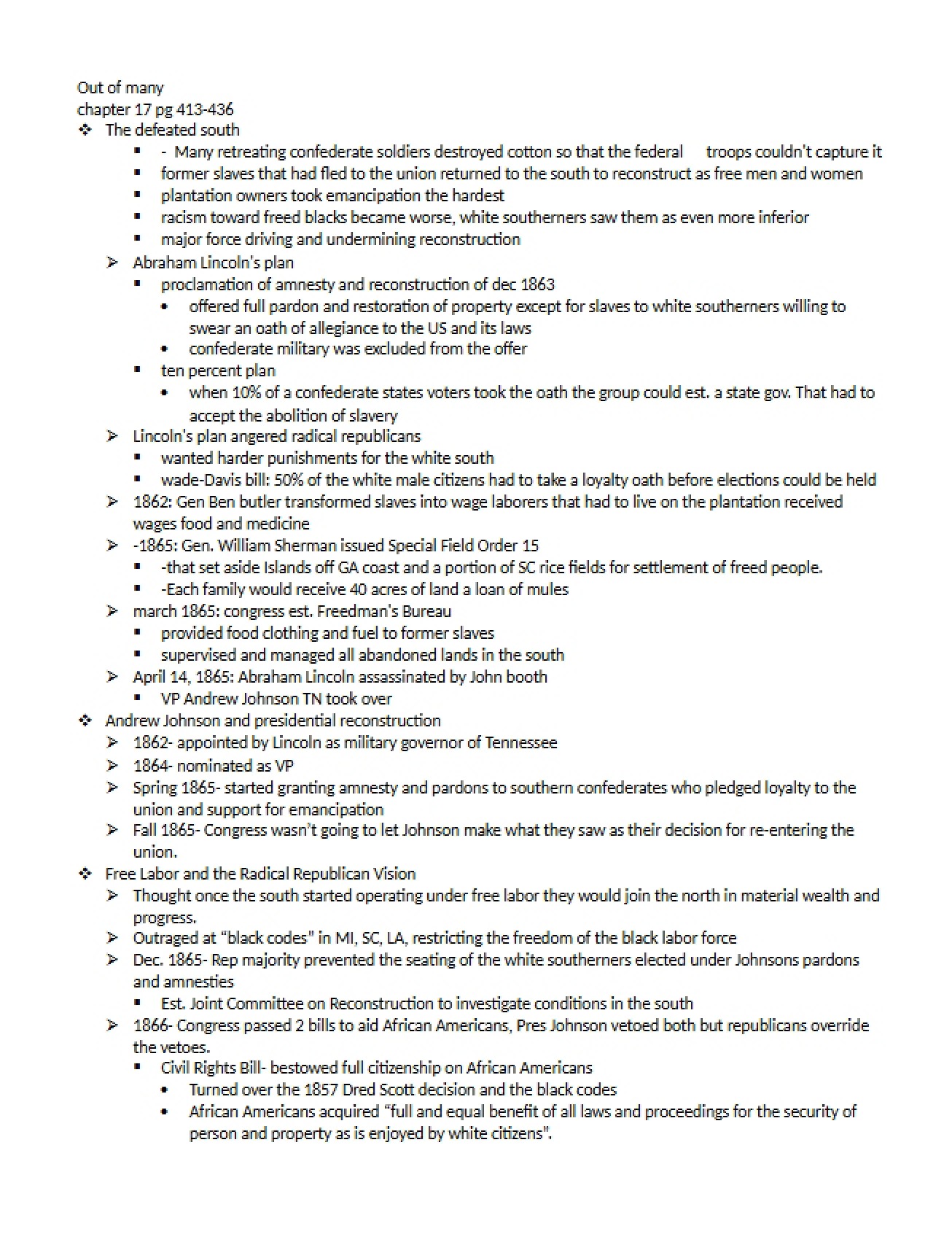 Test 1 Notes - 21 Pages