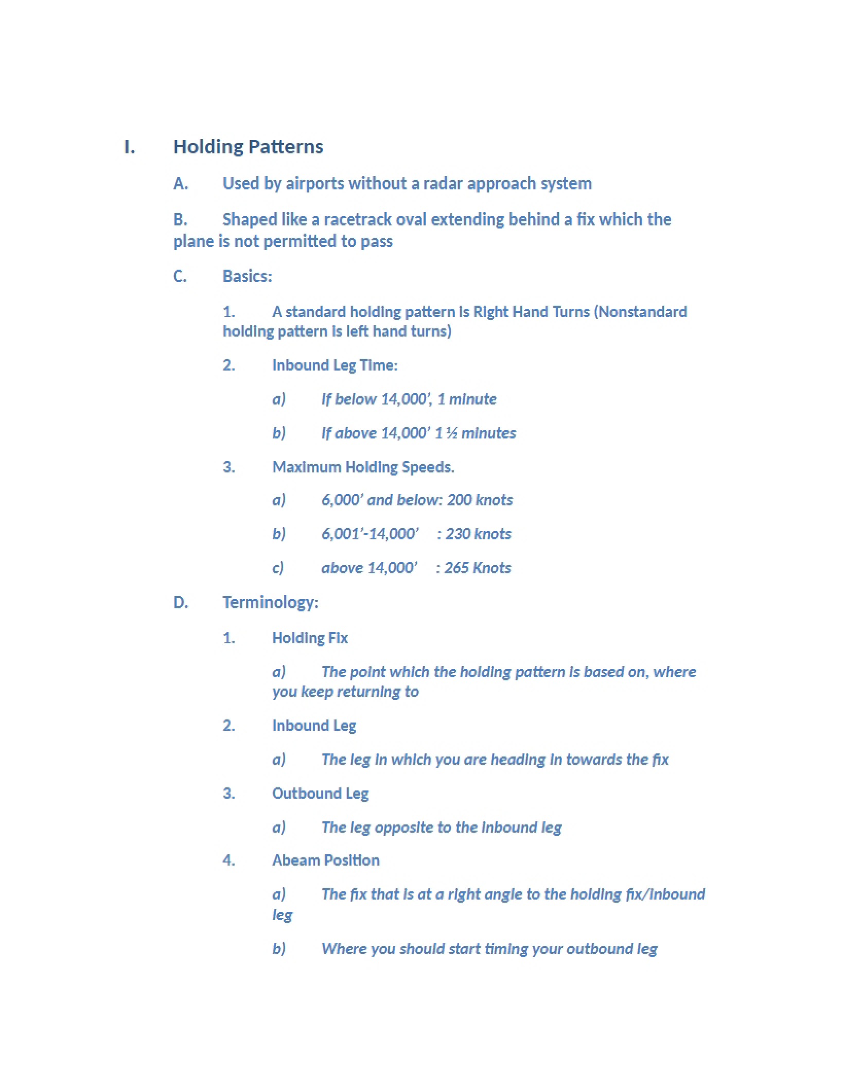 Patterns for Holding