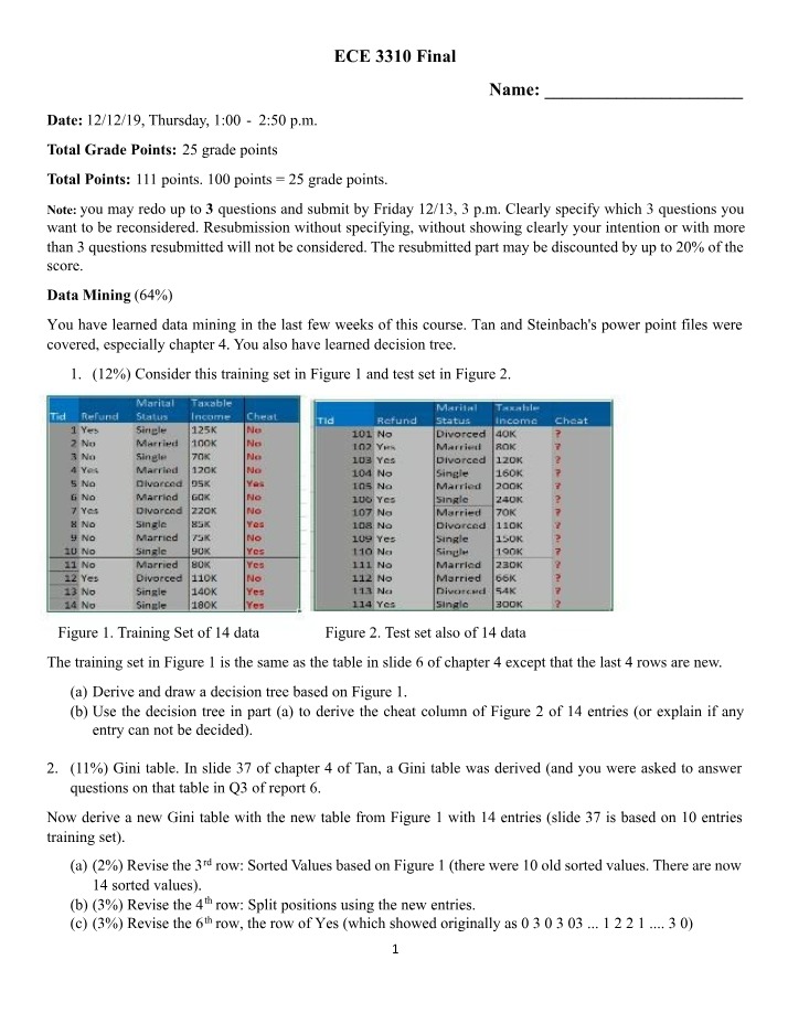 ECE 3310 Final Exam (Fall 2019)